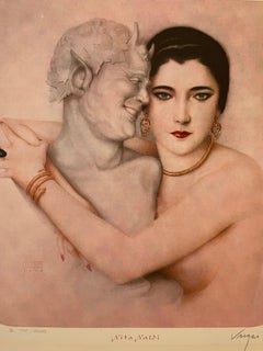 "Nita Naldi" Lithograph by Alberto Vargas