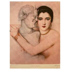 "Nita Naldi" Litografia di Alberto Vargas