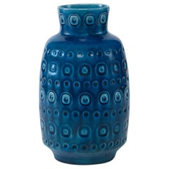 Nita Vase in Dark Blue Ceramic by CuratedKravet