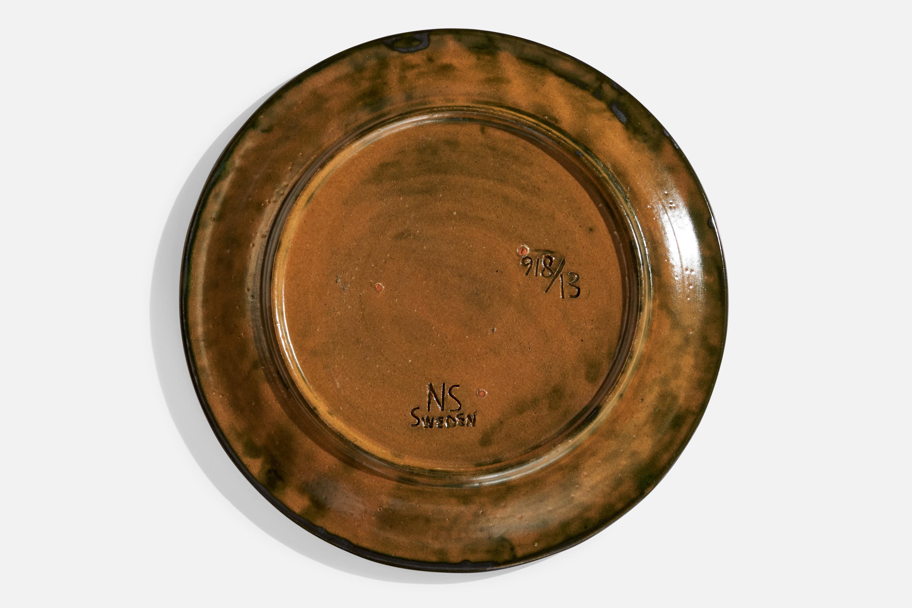 Nittsjö, Plates, Ceramic, Sweden, 1930s For Sale 1
