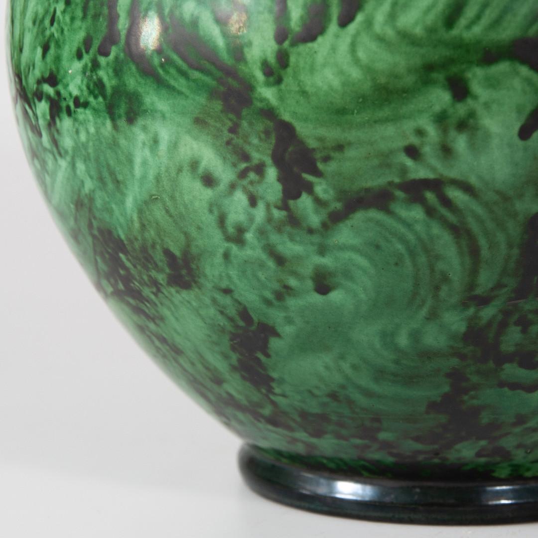 Art déco Nittsjö Sweden, Erik Mornils - Vase en céramique en vente