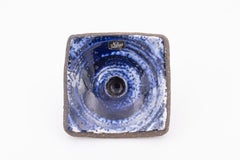 Nittsjo Sweden Pottery Midcentury Candleholders