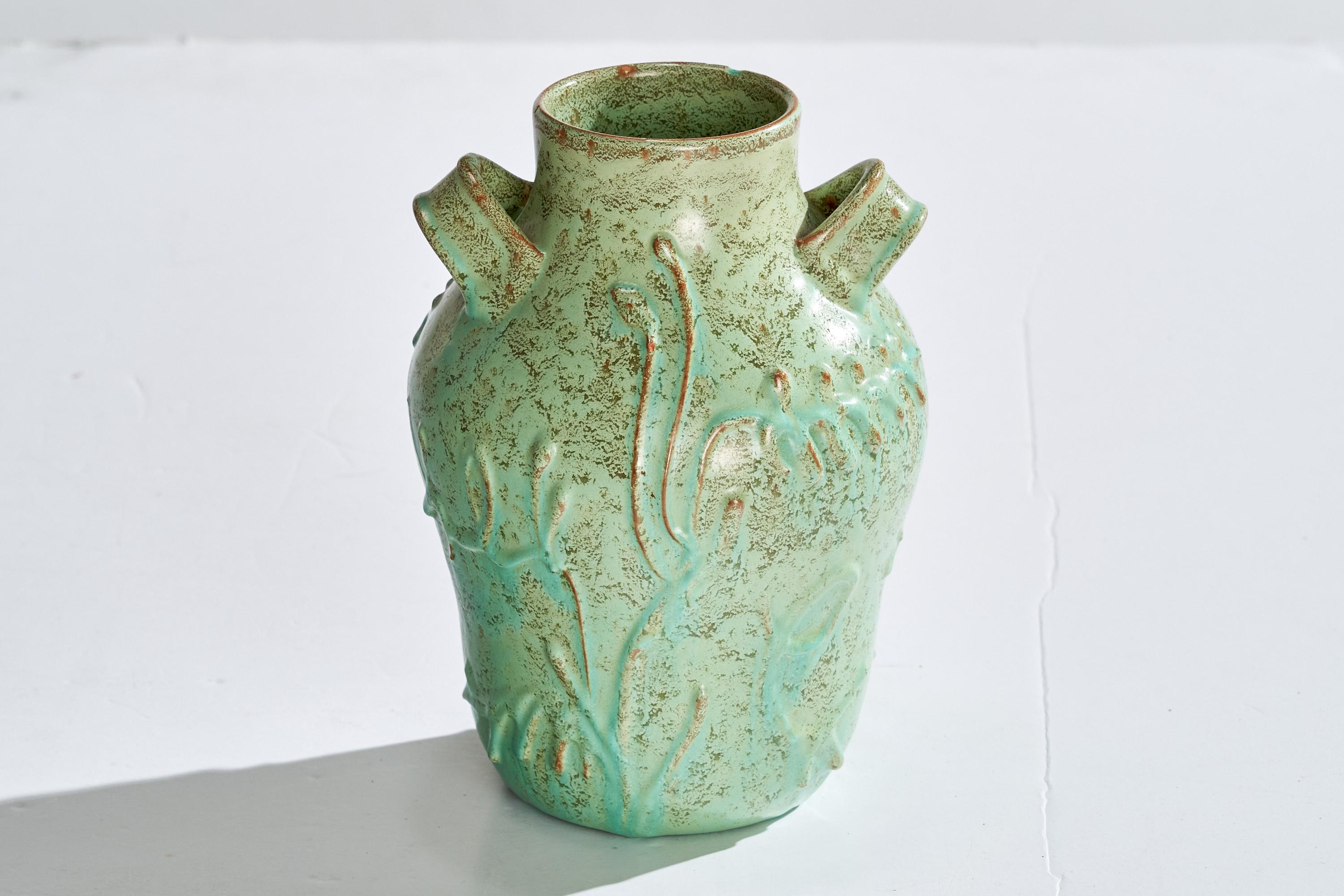Nittsjö, vase, céramique, Suède, années 1930 en vente 3