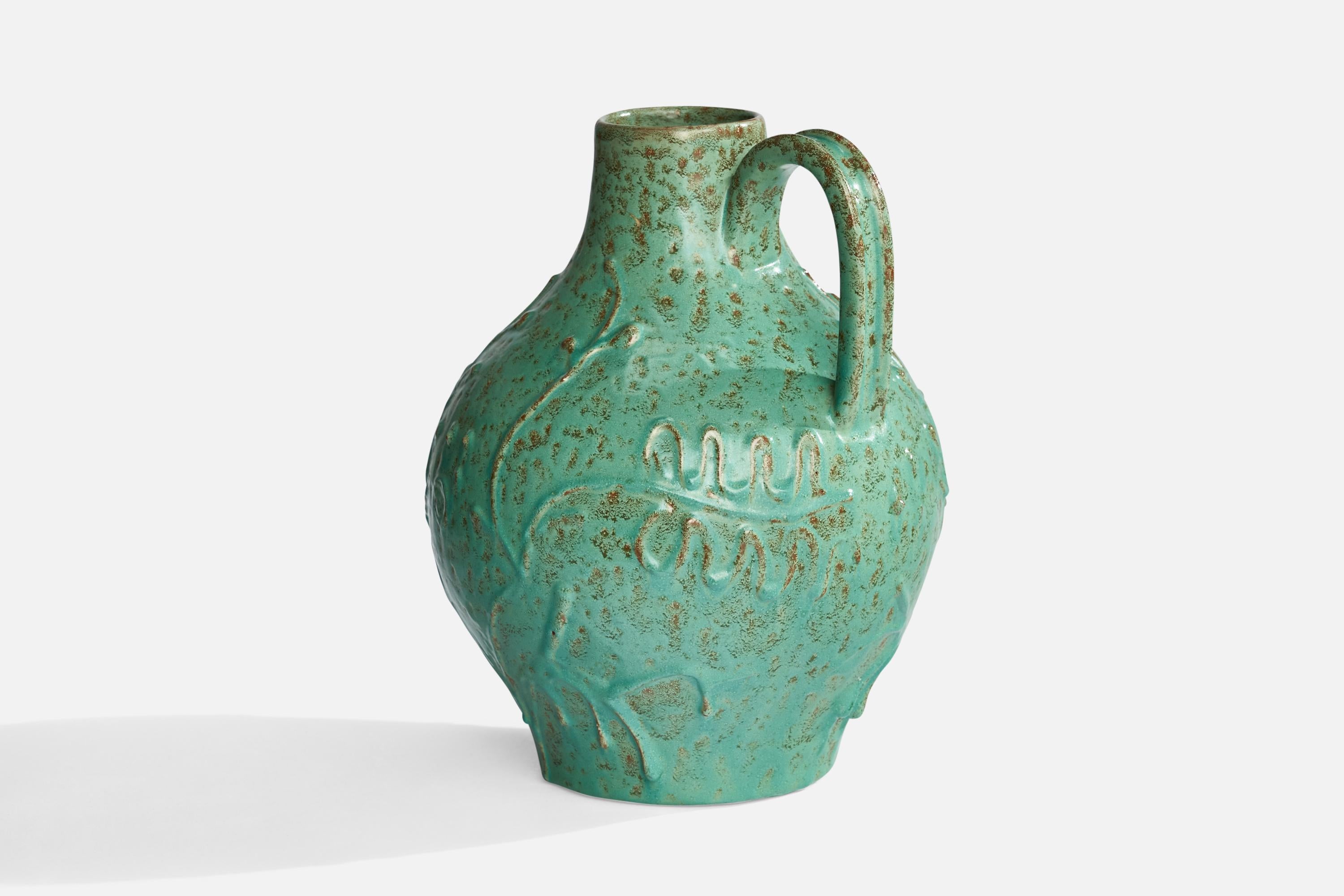 Nittsjö, Vase, Keramik, Schweden, 1930er Jahre (Skandinavische Moderne) im Angebot