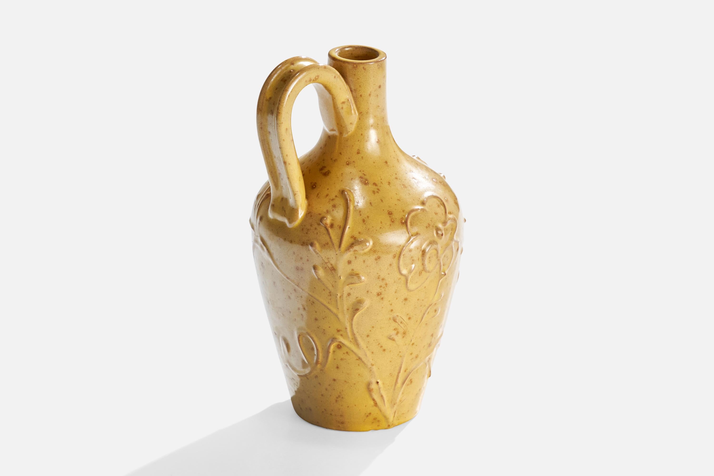 Scandinavo moderno Nittsjö, Vaso, Ceramica, Svezia, anni '1930 in vendita