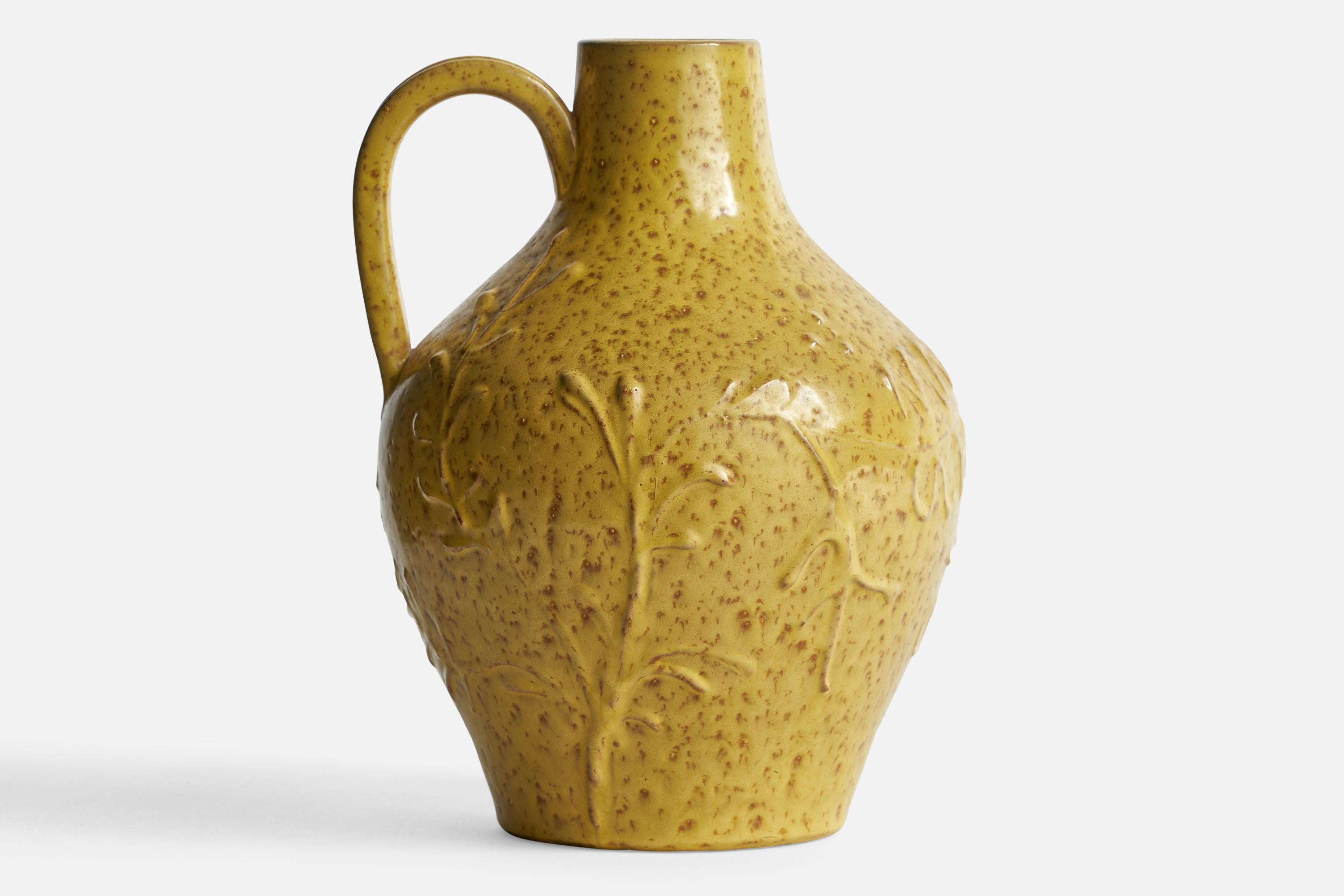 Suédois Nittsjö, vase, céramique, Suède, années 1930 en vente