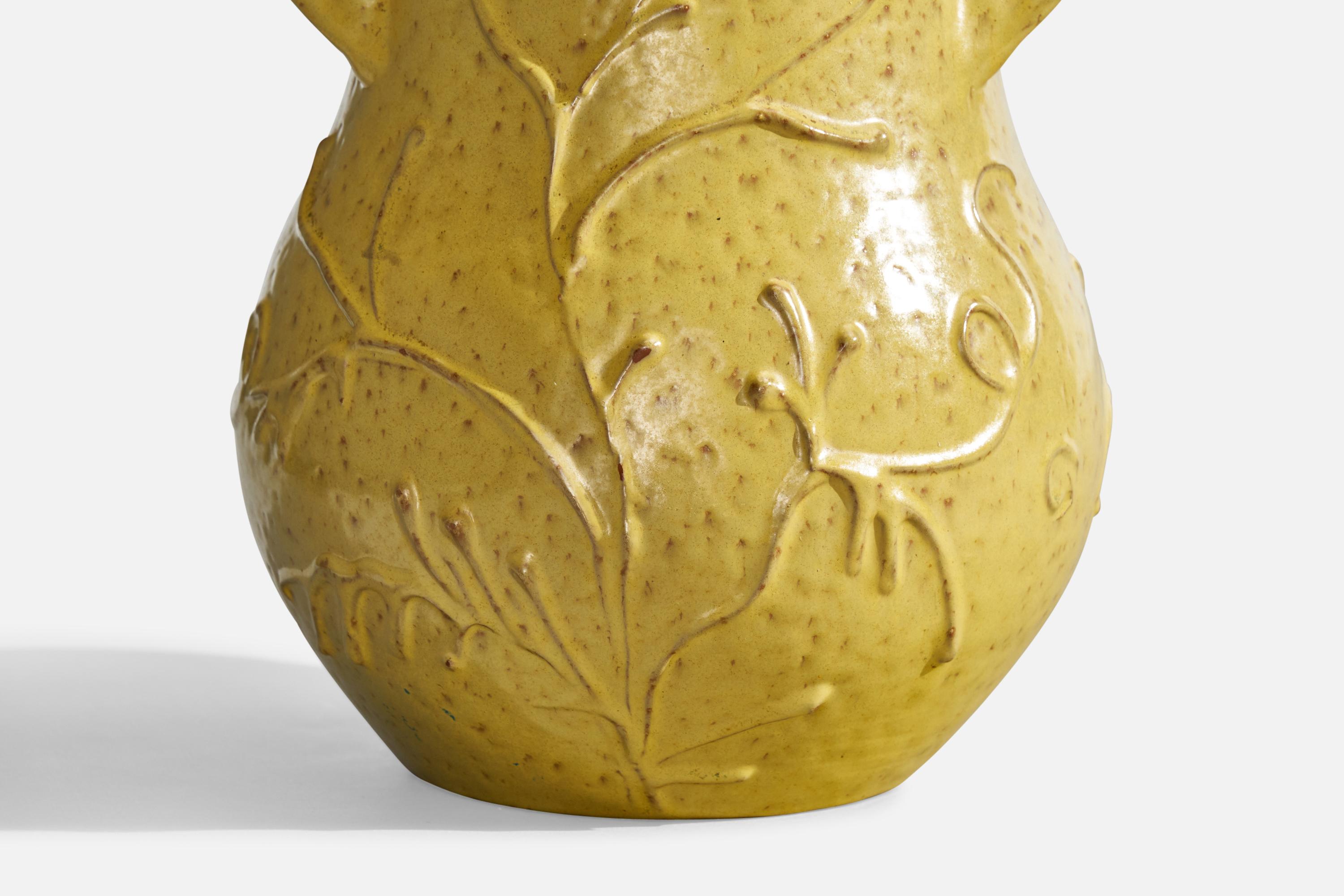 Suédois Nittsjö, vase, céramique, Suède, années 1930 en vente