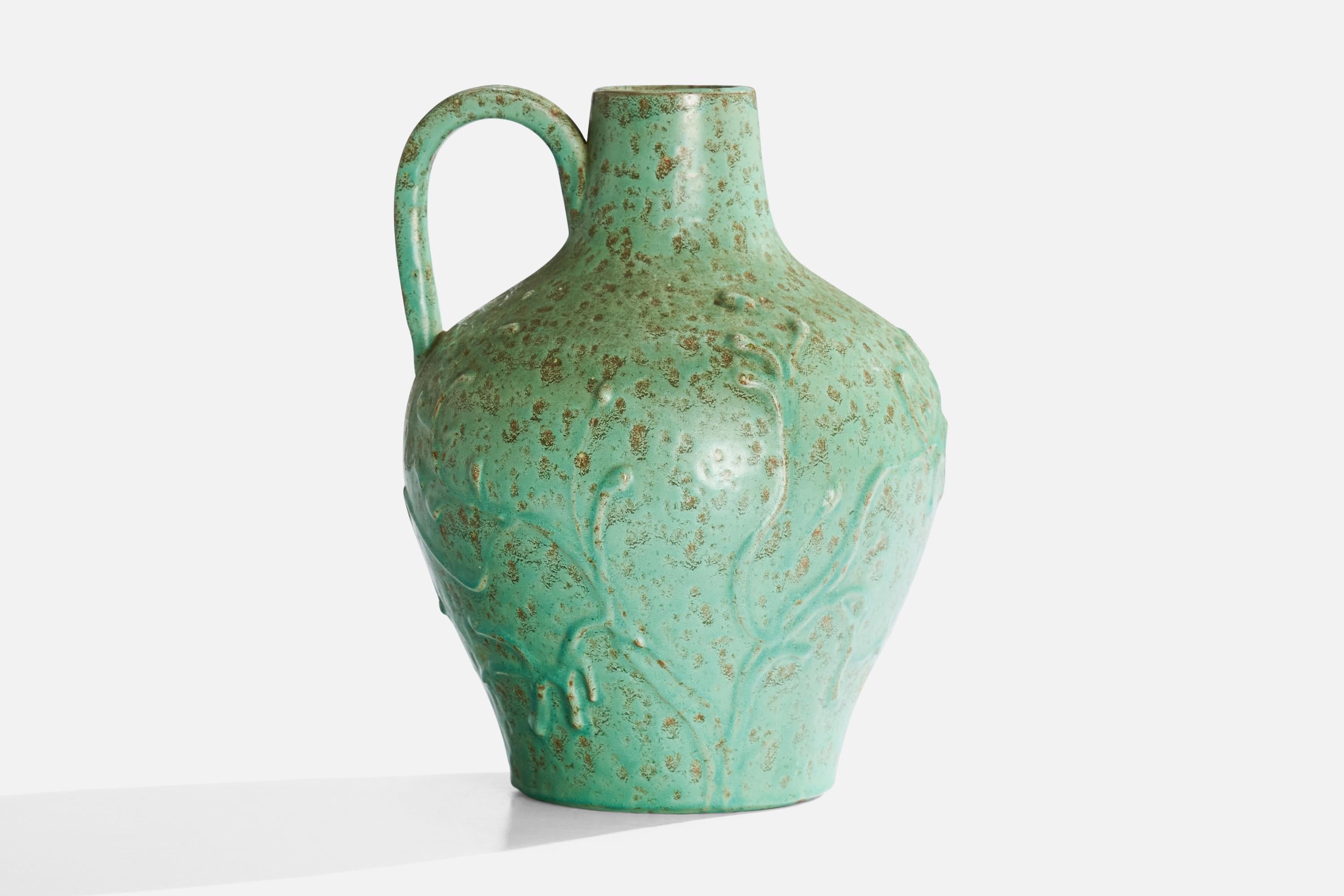 Suédois Nittsjö, vase, céramique, Suède, années 1930 en vente