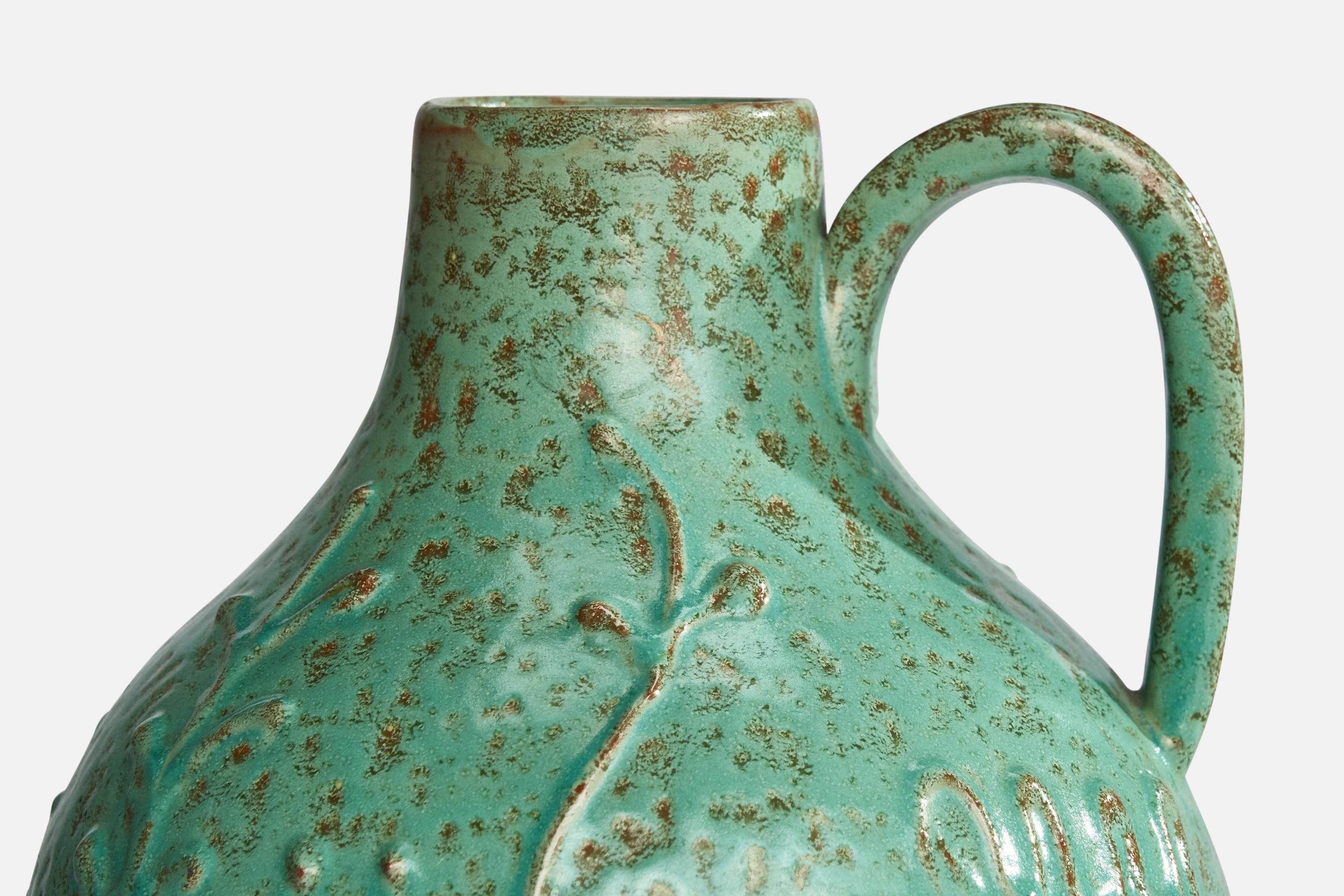 Nittsjö, Vase, Keramik, Schweden, 1930er Jahre (Mitte des 20. Jahrhunderts) im Angebot