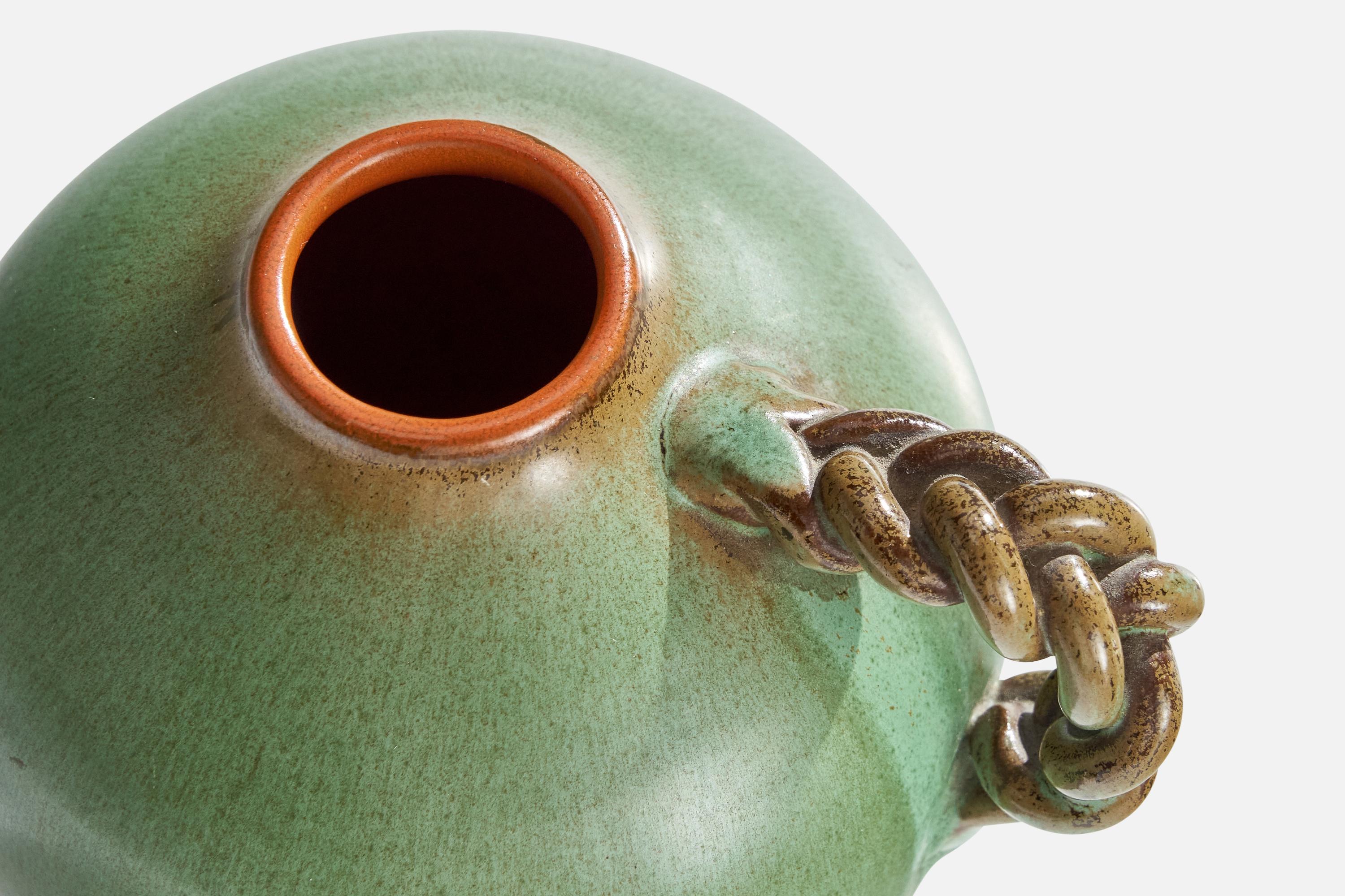Nittsjö, vase, céramique, Suède, années 1930 en vente 1