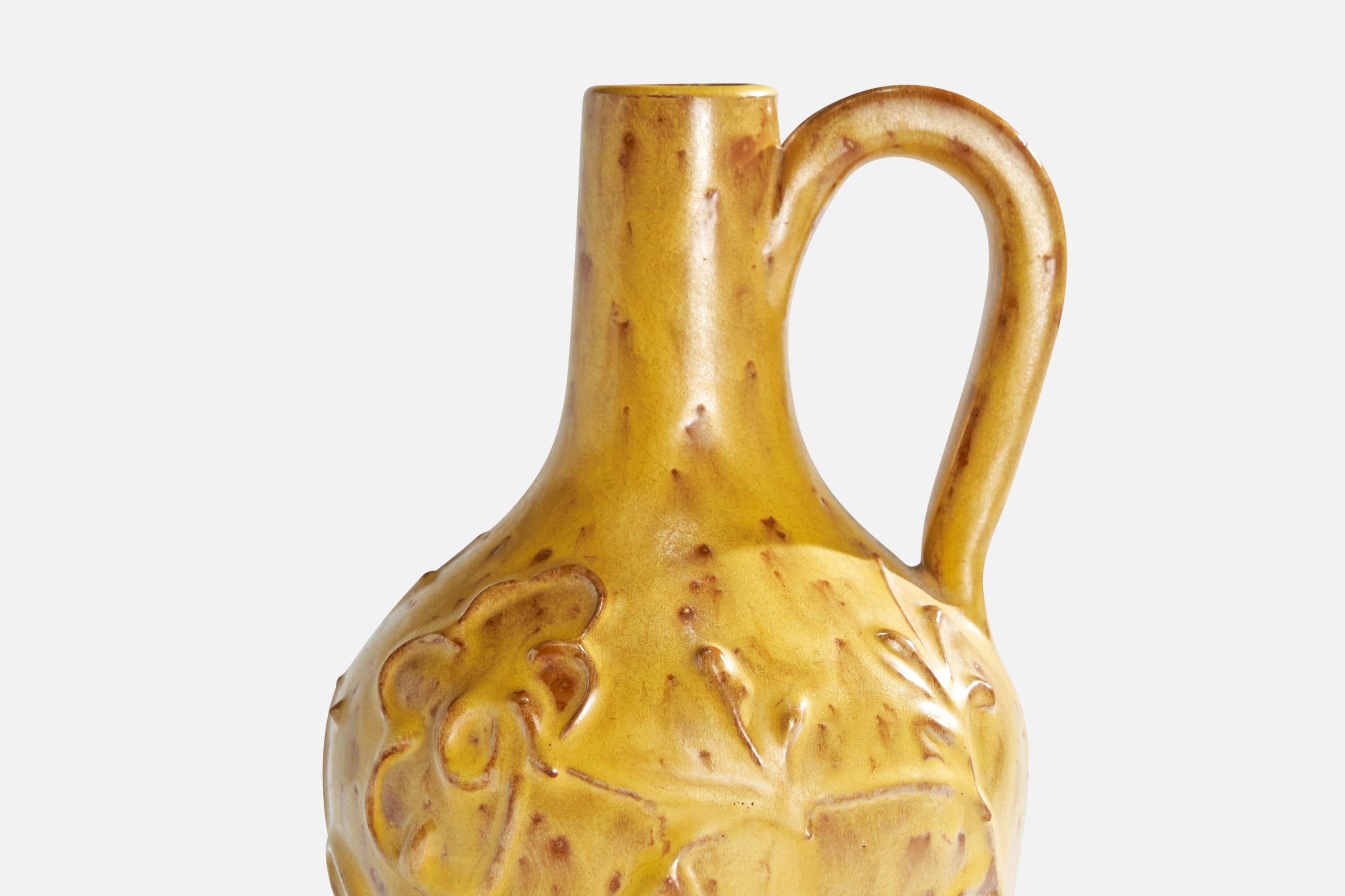 Metà XX secolo Nittsjö, Vaso, Ceramica, Svezia, anni '1930 in vendita