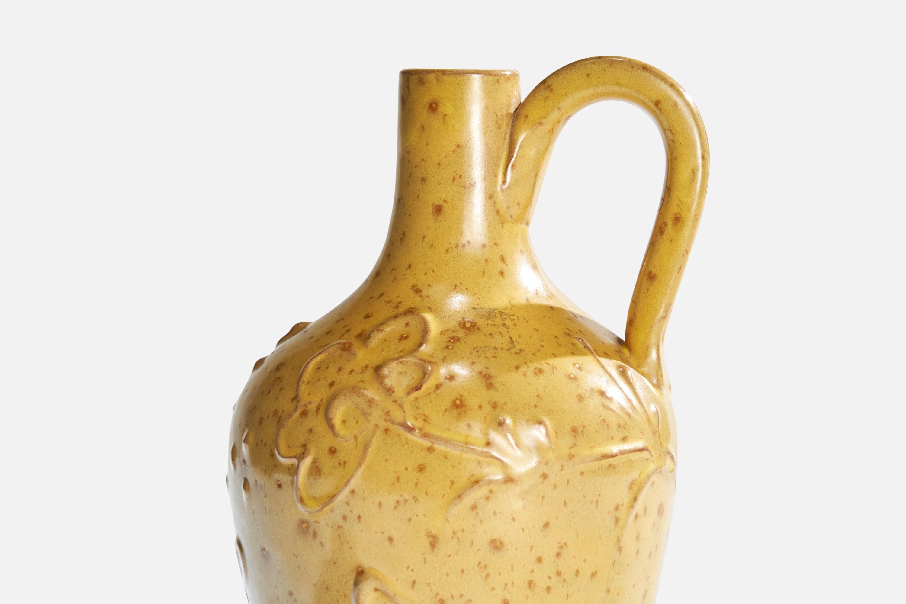 Metà XX secolo Nittsjö, Vaso, Ceramica, Svezia, anni '1930 in vendita