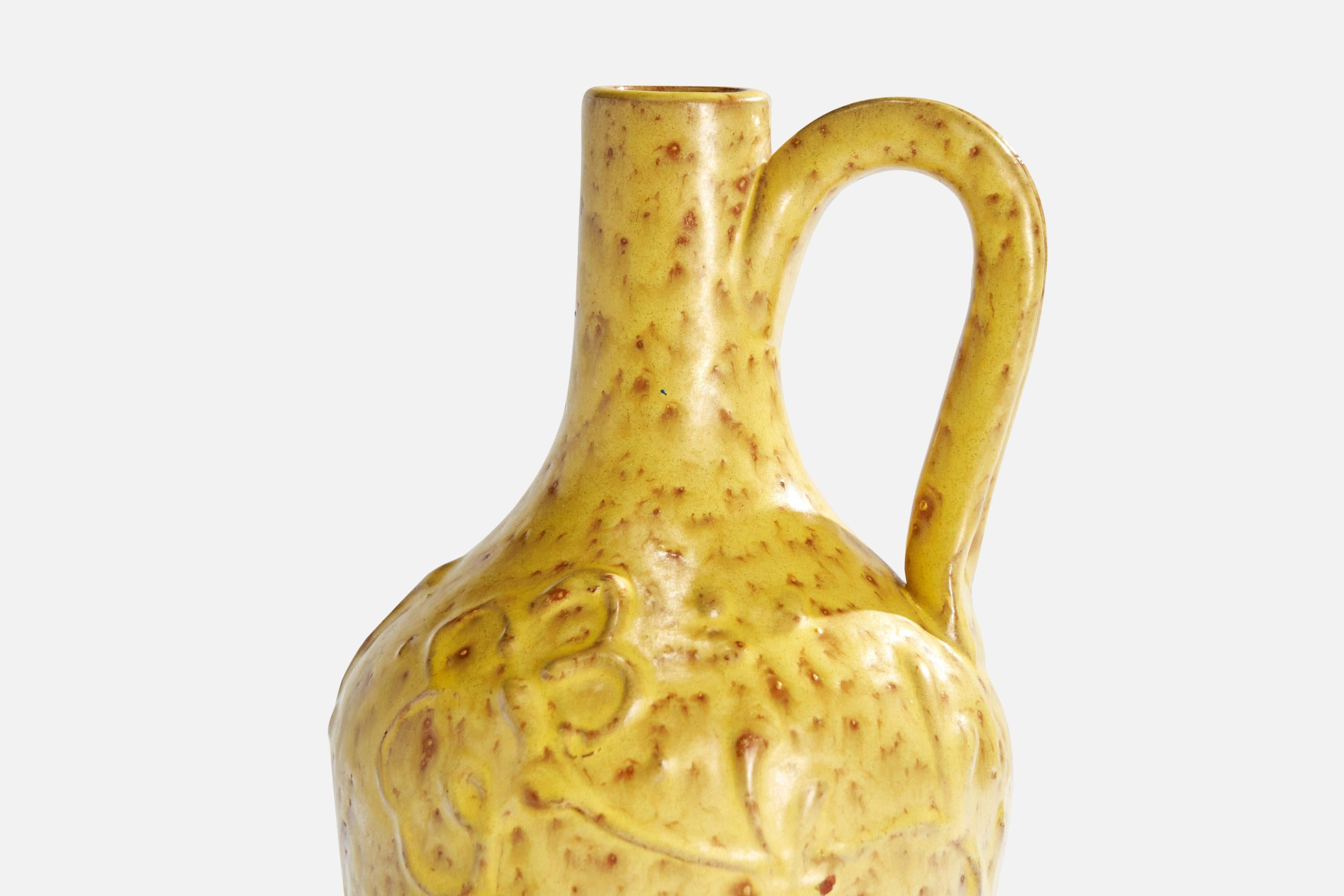 Metà XX secolo Nittsjö, Vaso, Ceramica, Svezia, anni '1930 in vendita