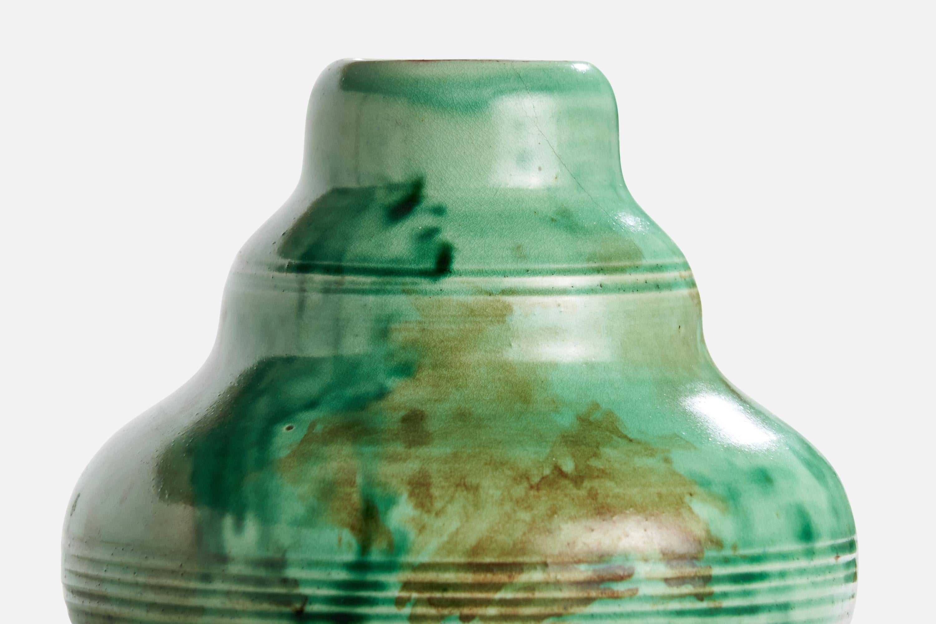 Nittsjö, Vase, Keramik, Schweden, 1930er Jahre im Angebot 1