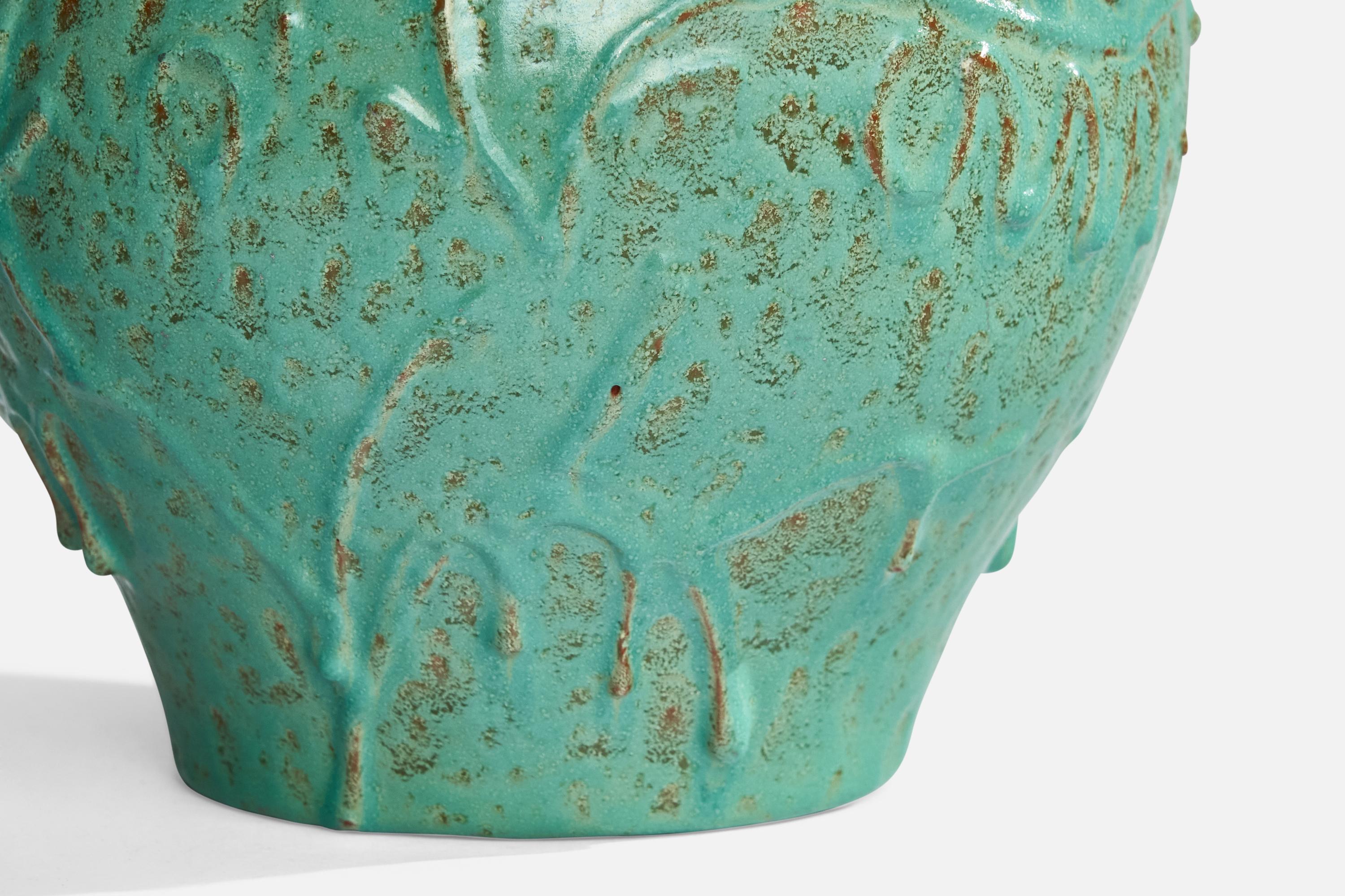 Nittsjö, Vase, Keramik, Schweden, 1930er Jahre im Angebot 1