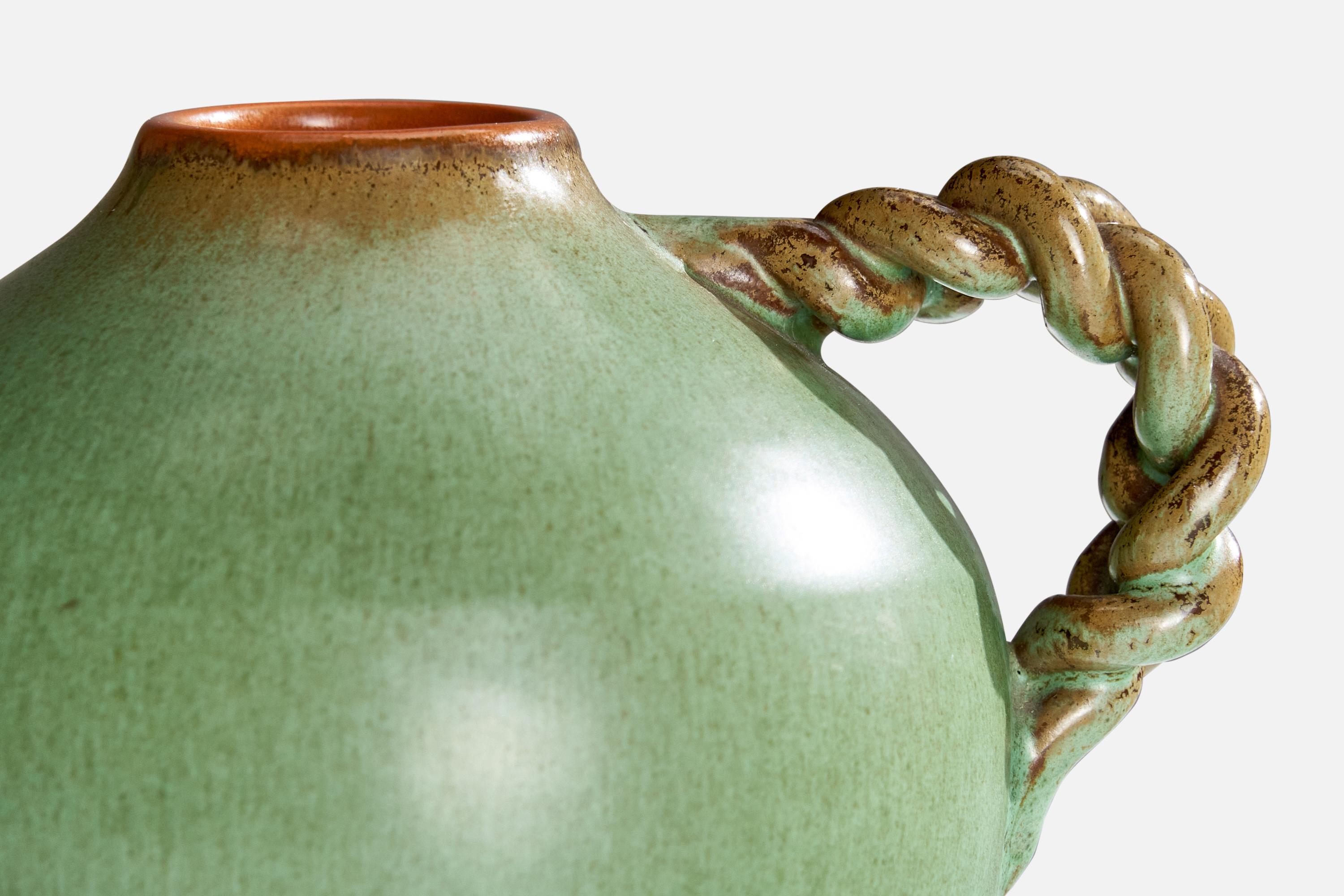 Nittsjö, vase, céramique, Suède, années 1930 en vente 2