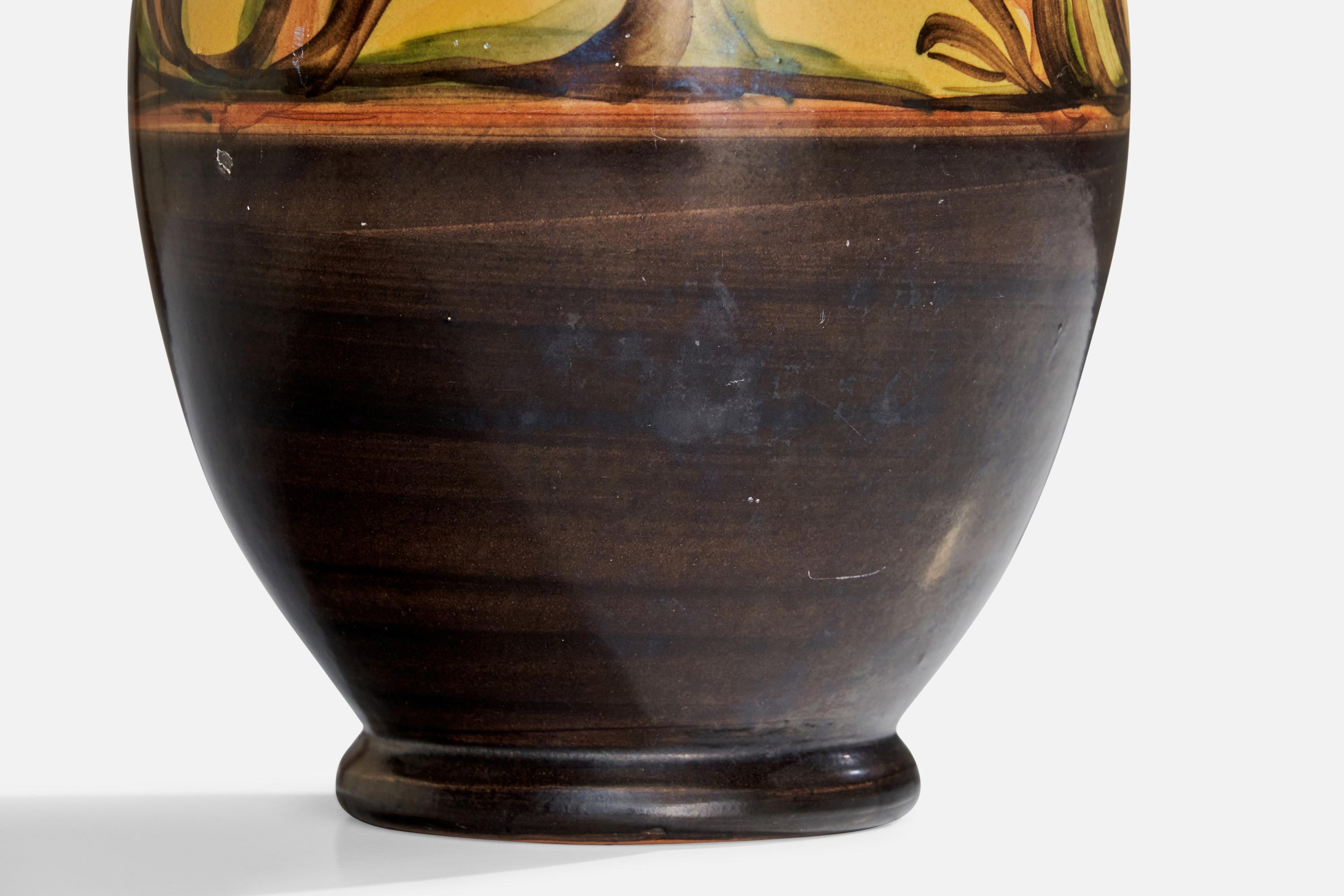Nittsjö, vase, céramique, Suède, années 1930 en vente 1