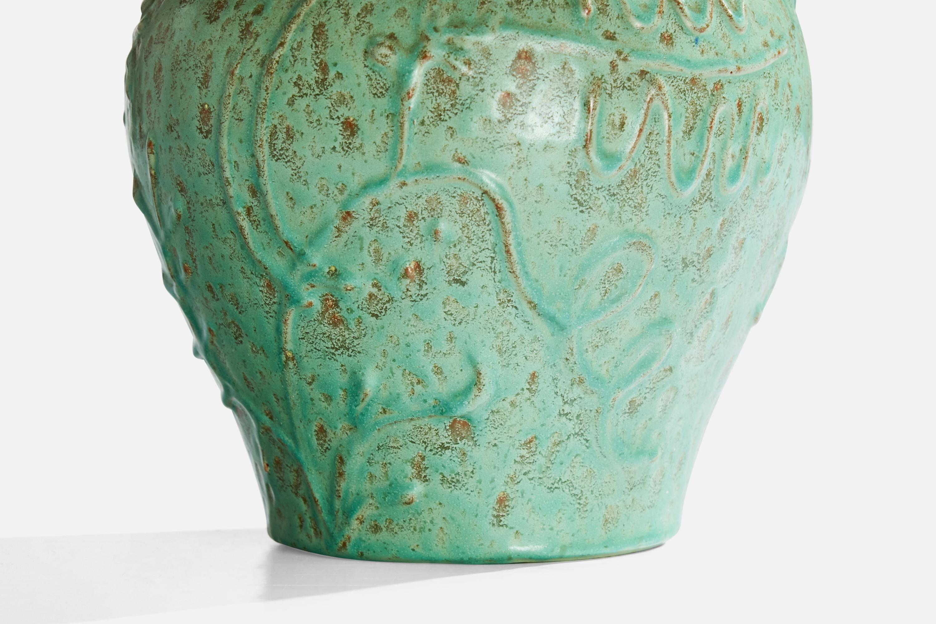 Nittsjö, vase, céramique, Suède, années 1930 en vente 1