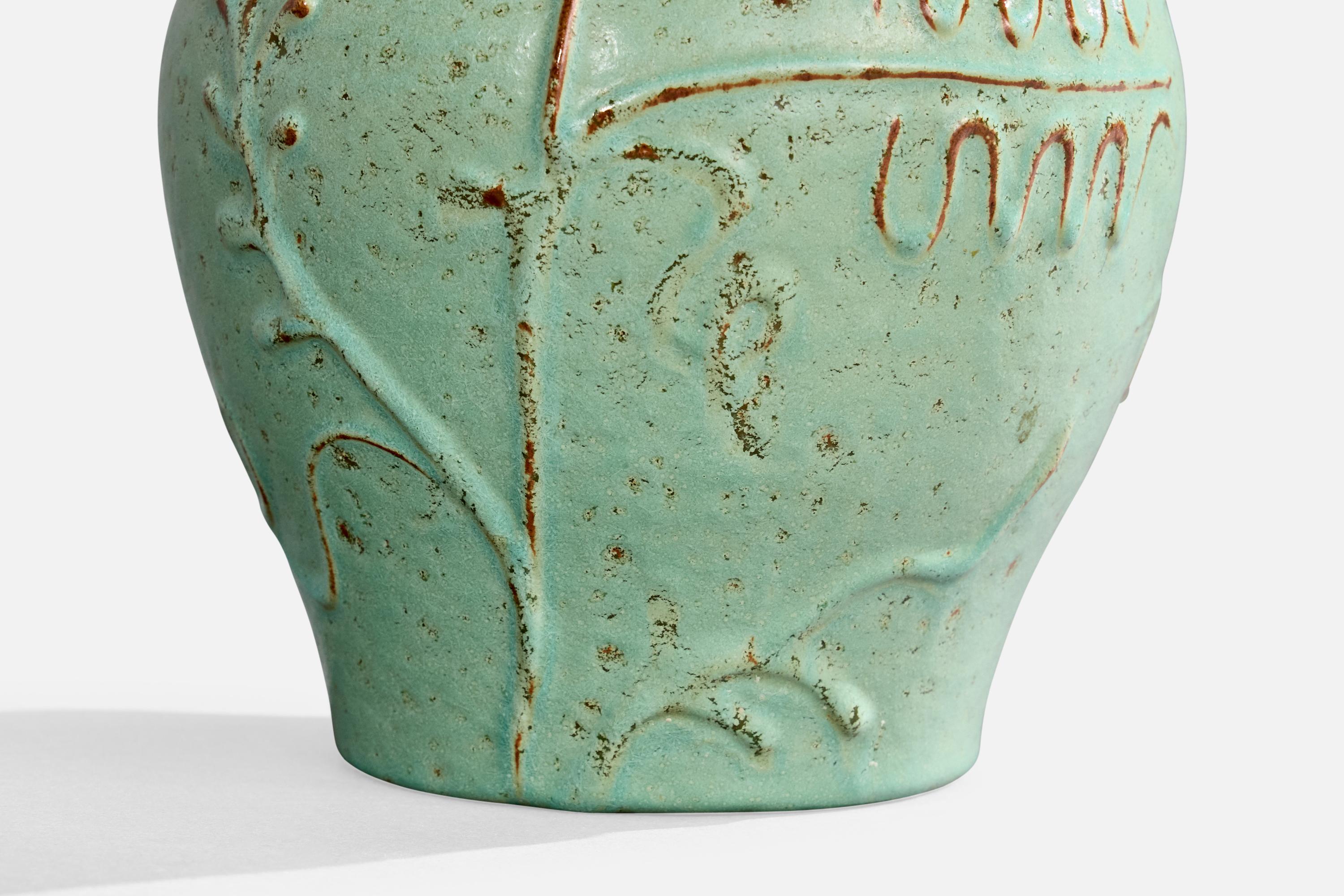 Nittsjö, vase, céramique, Suède, années 1930 en vente 1