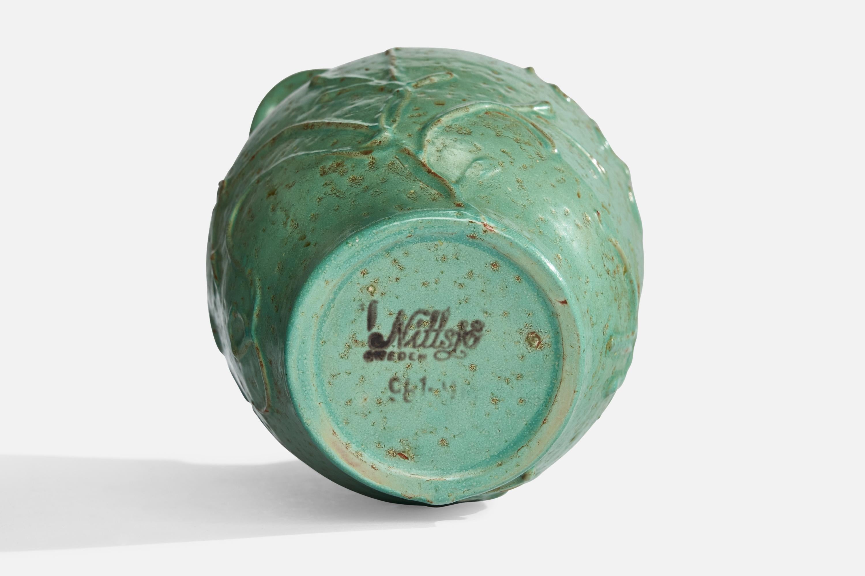 Nittsjö, Vase, Ceramic, Sweden, 1930s For Sale 3