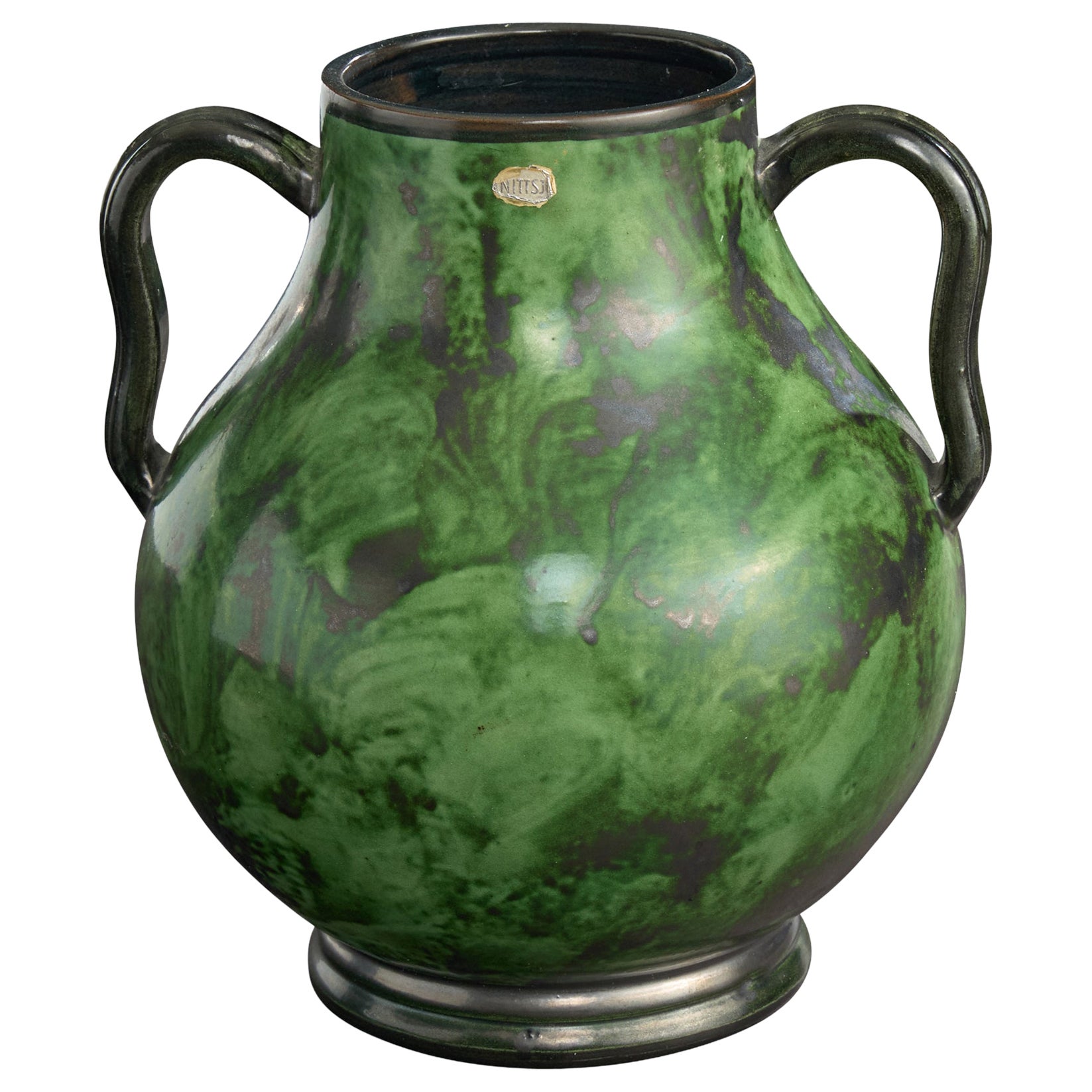 Nittsjö, Vase, Ceramic, Sweden, 1930s For Sale