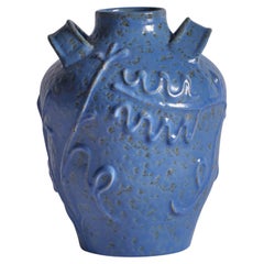 Nittsjö, Vase, Steingut, Schweden, 1940er Jahre