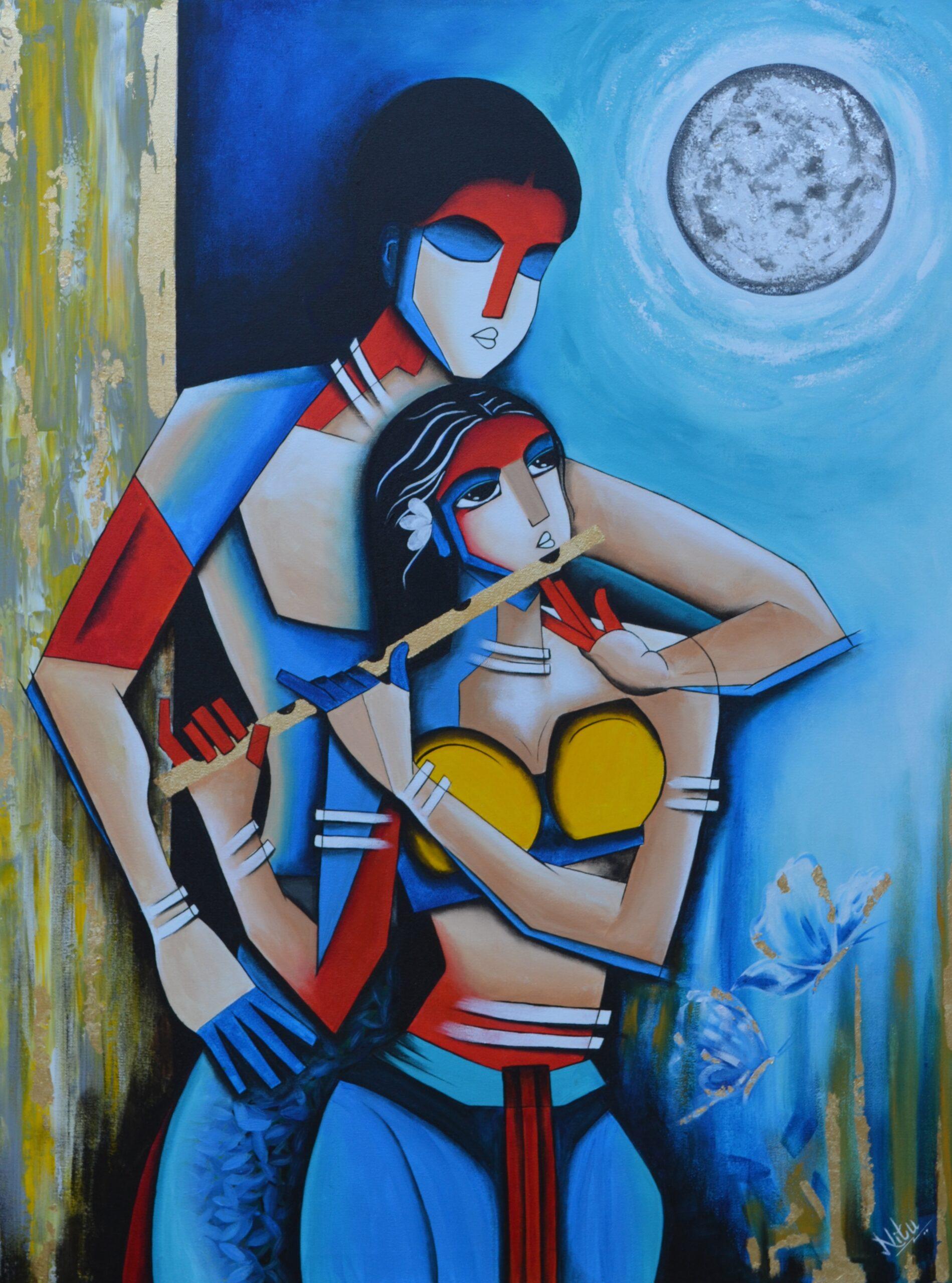 Transcendent love - Painting by Nitu Pilania