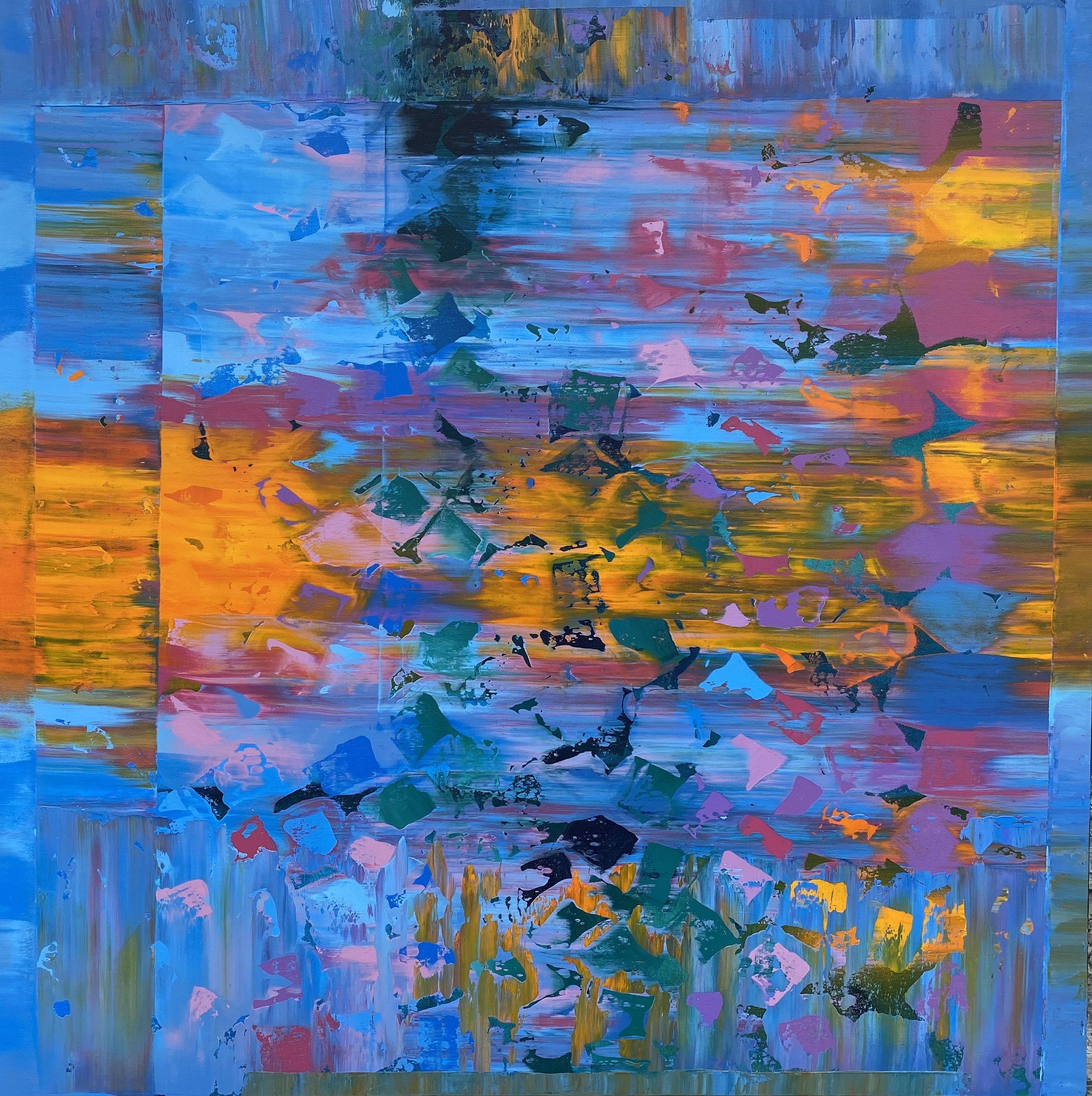Abstrakt-117, Gemälde, Acryl auf Leinwand