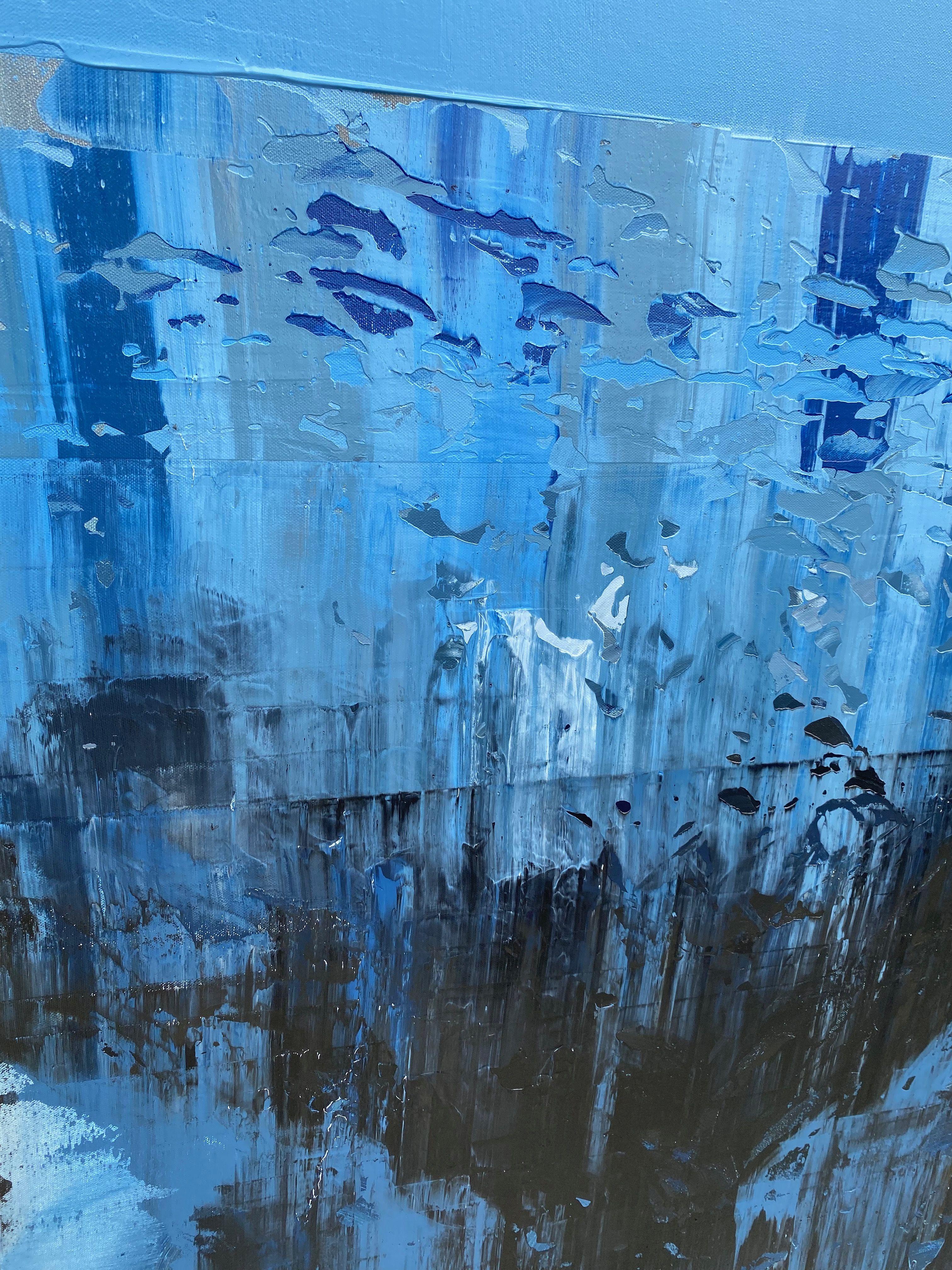Abstrakt Abstrakt-121, Gemälde, Acryl auf Leinwand im Angebot 2