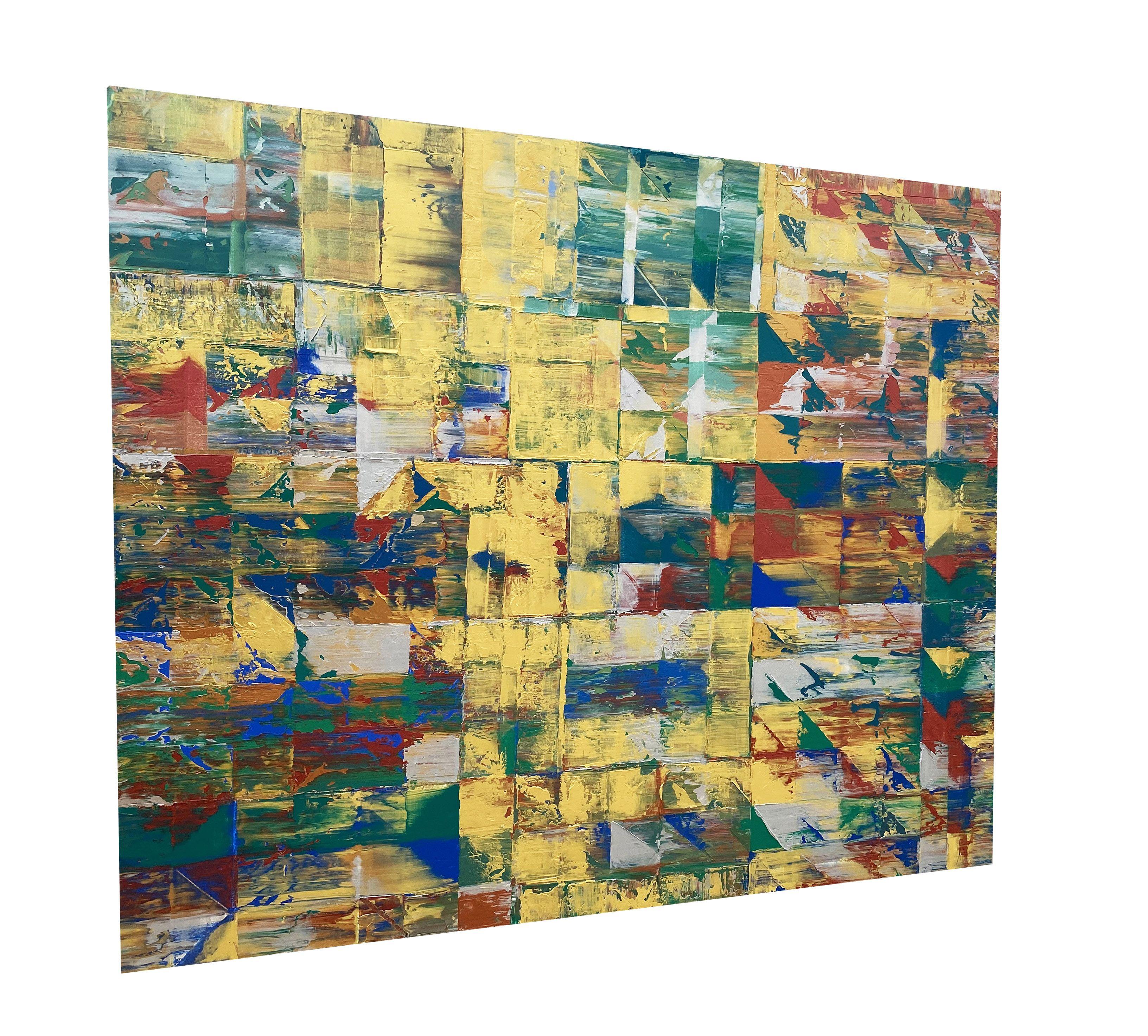 Abstrakt-136, Gemälde, Acryl auf Leinwand (Abstrakter Expressionismus), Painting, von Nivas Kanhere
