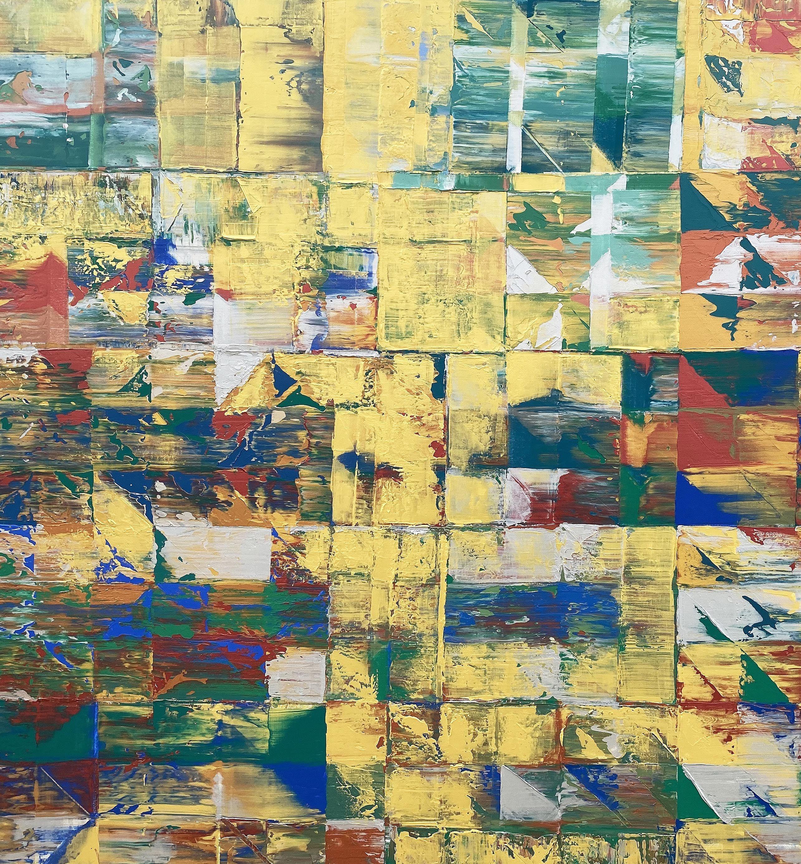 Abstrakt-136, Gemälde, Acryl auf Leinwand im Angebot 1