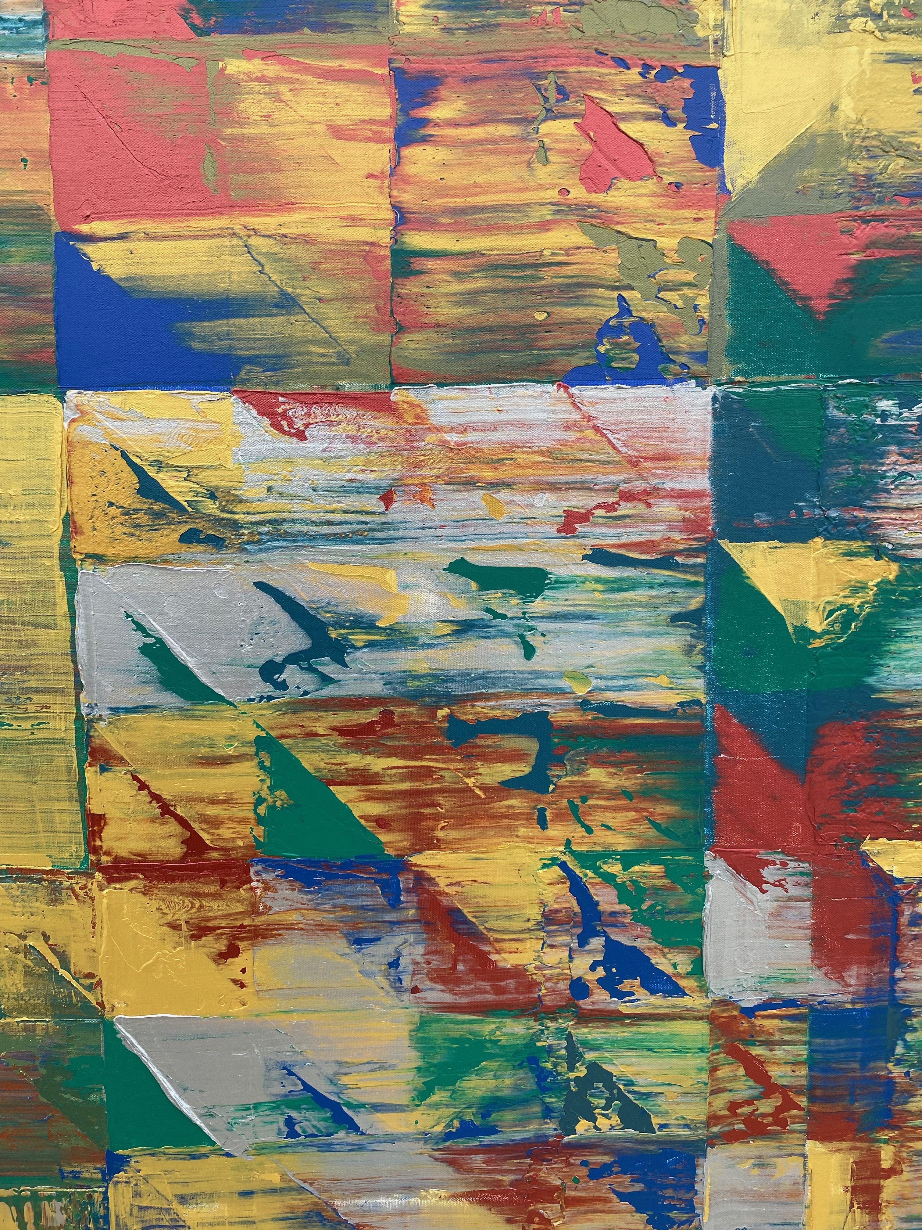 Abstrakt-136, Gemälde, Acryl auf Leinwand im Angebot 2