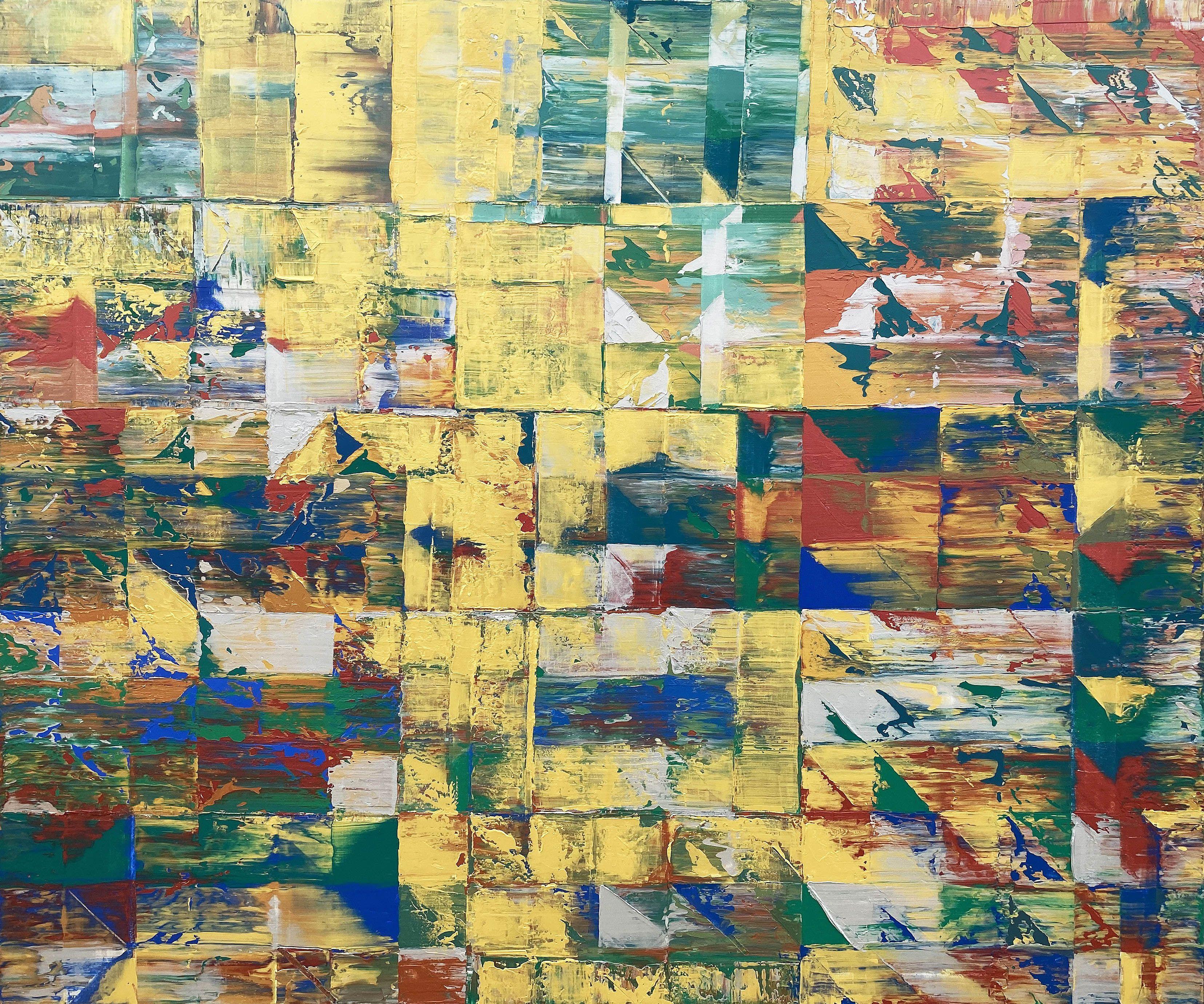 Abstrakt-136, Gemälde, Acryl auf Leinwand