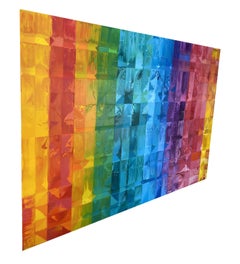 Abstracto-180 Mente Feliz, Pintura, Óleo sobre lienzo