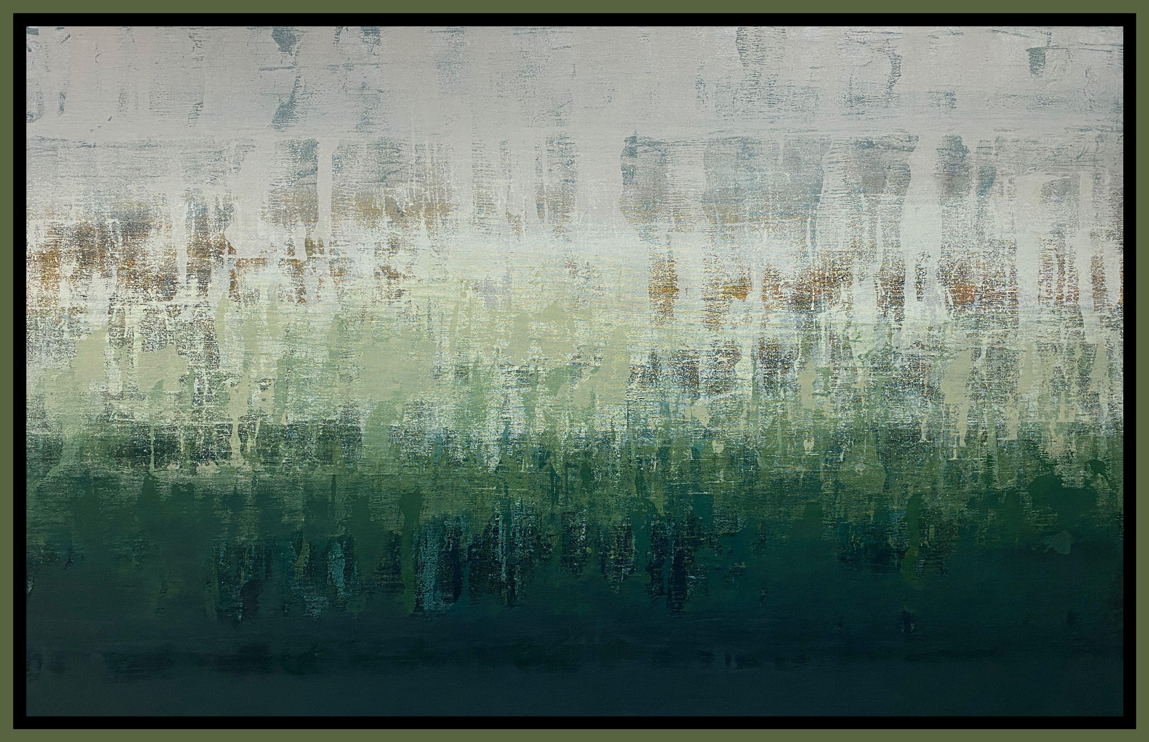 ABSTRACT-228, SPRING MORNING , Painting, Acrylic on Canvas For Sale 1
