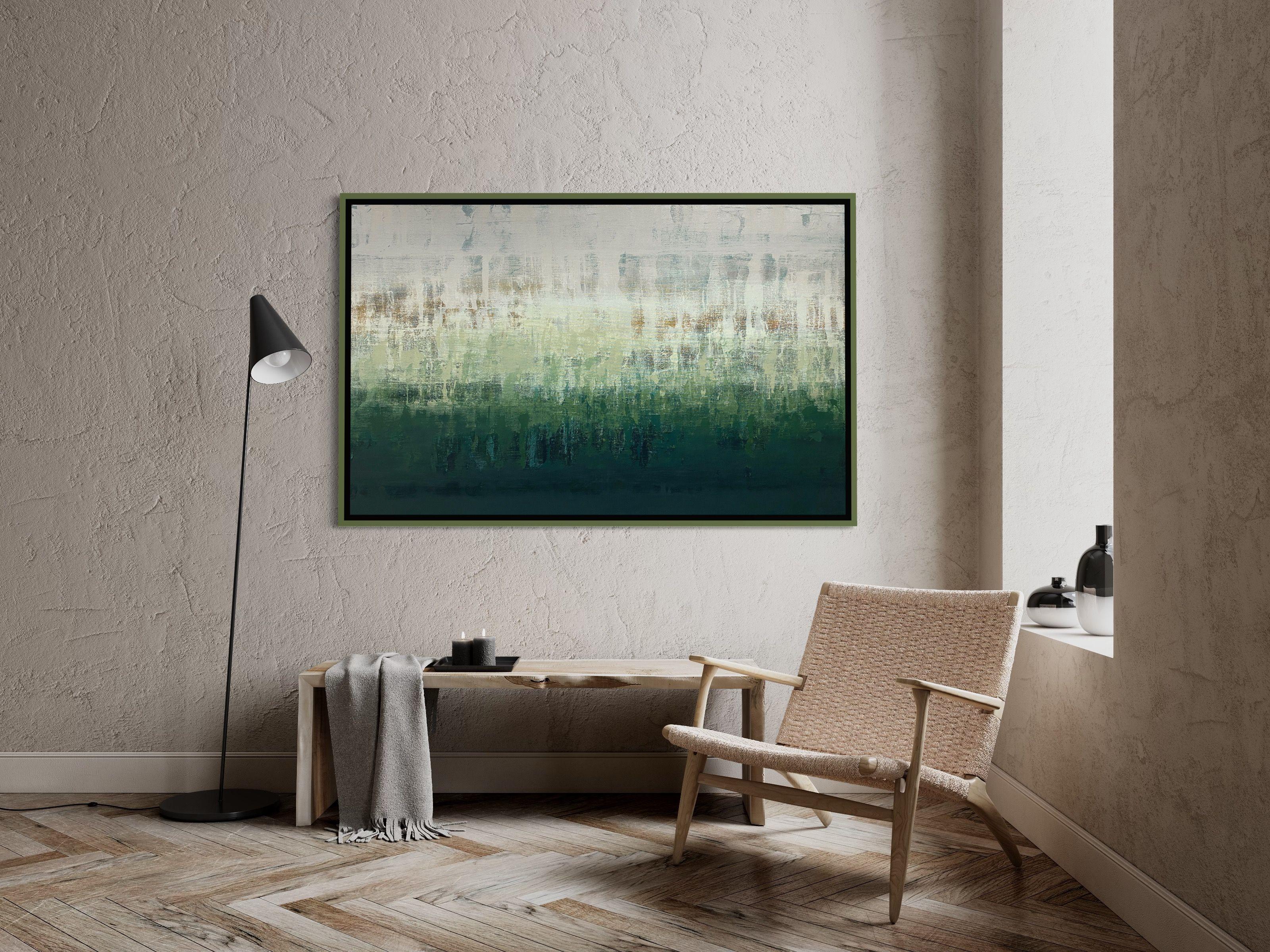 ABSTRACT-228, SPRING MORNING , Painting, Acrylic on Canvas For Sale 2