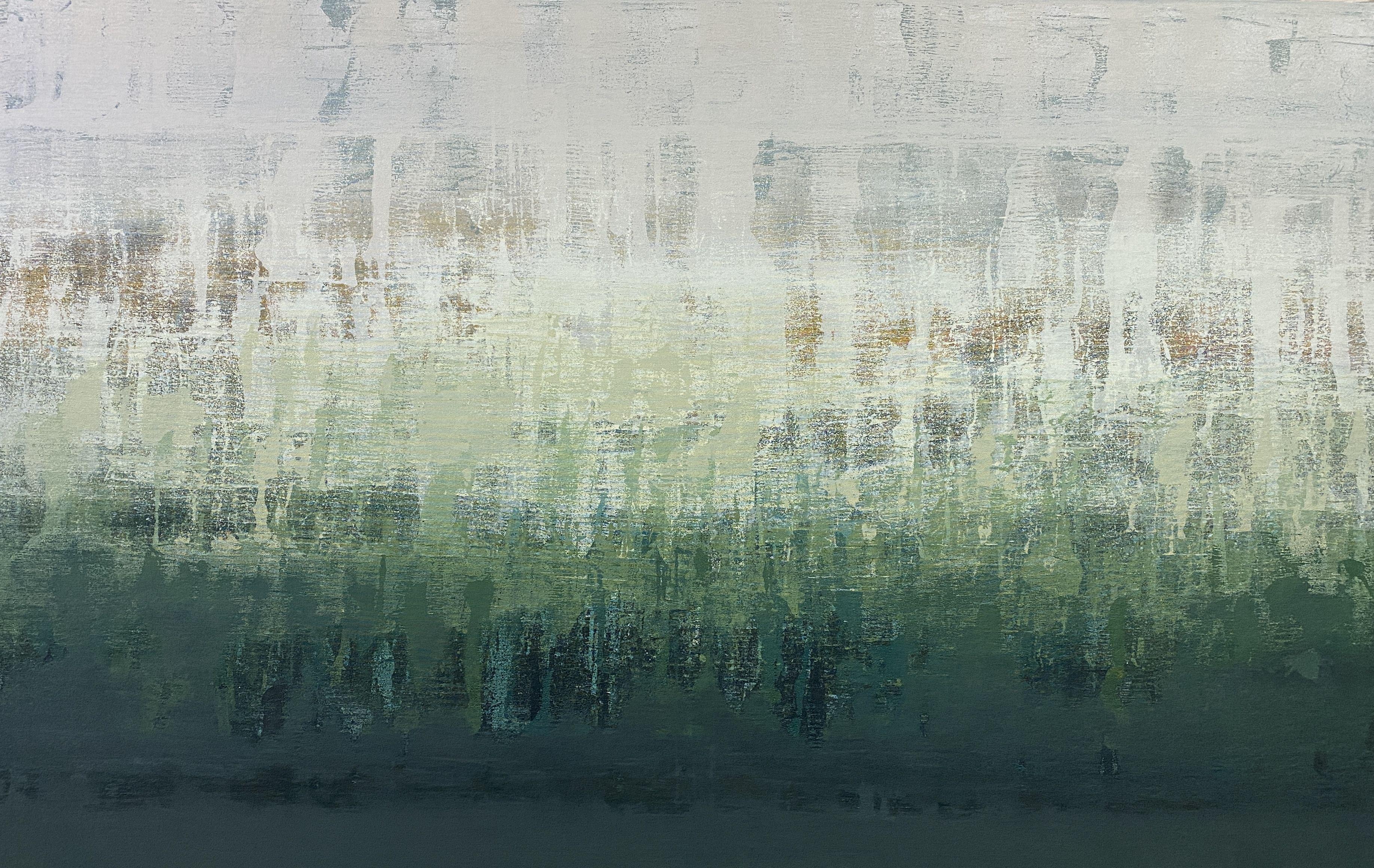 In this piece, I channeled a symphony of emotions through my brushstrokes, exploring the harmony between serenity and the dynamic ebbs and flows of life. The acrylic layers, in their abstract expressionism, speak to the beauty of imperfection and