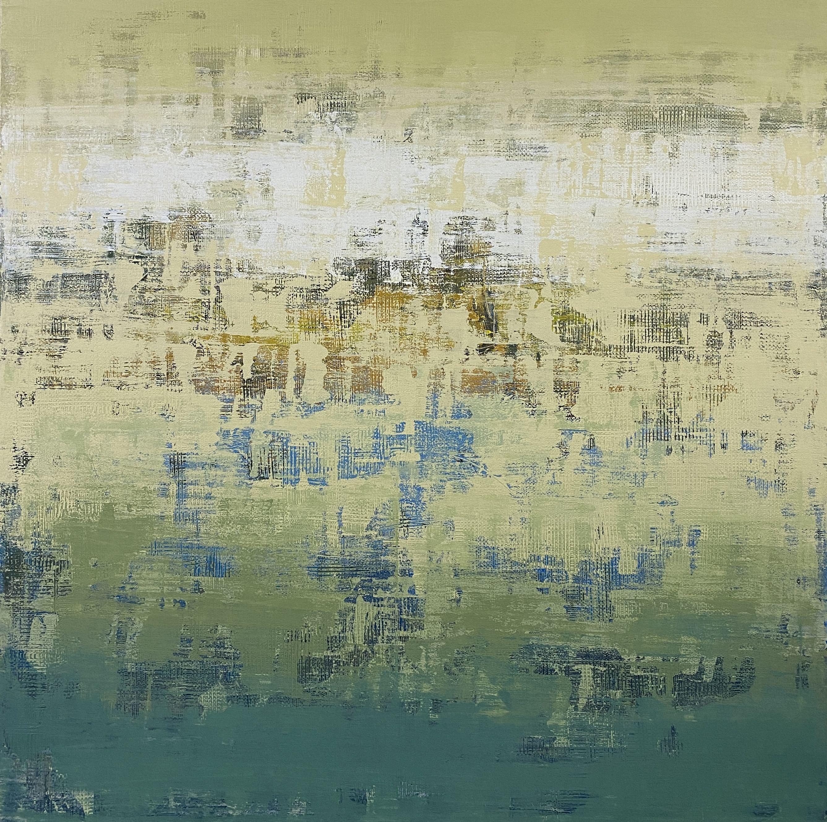 Abstrakt-233, Gemälde, Acryl auf Leinwand – Painting von Nivas Kanhere