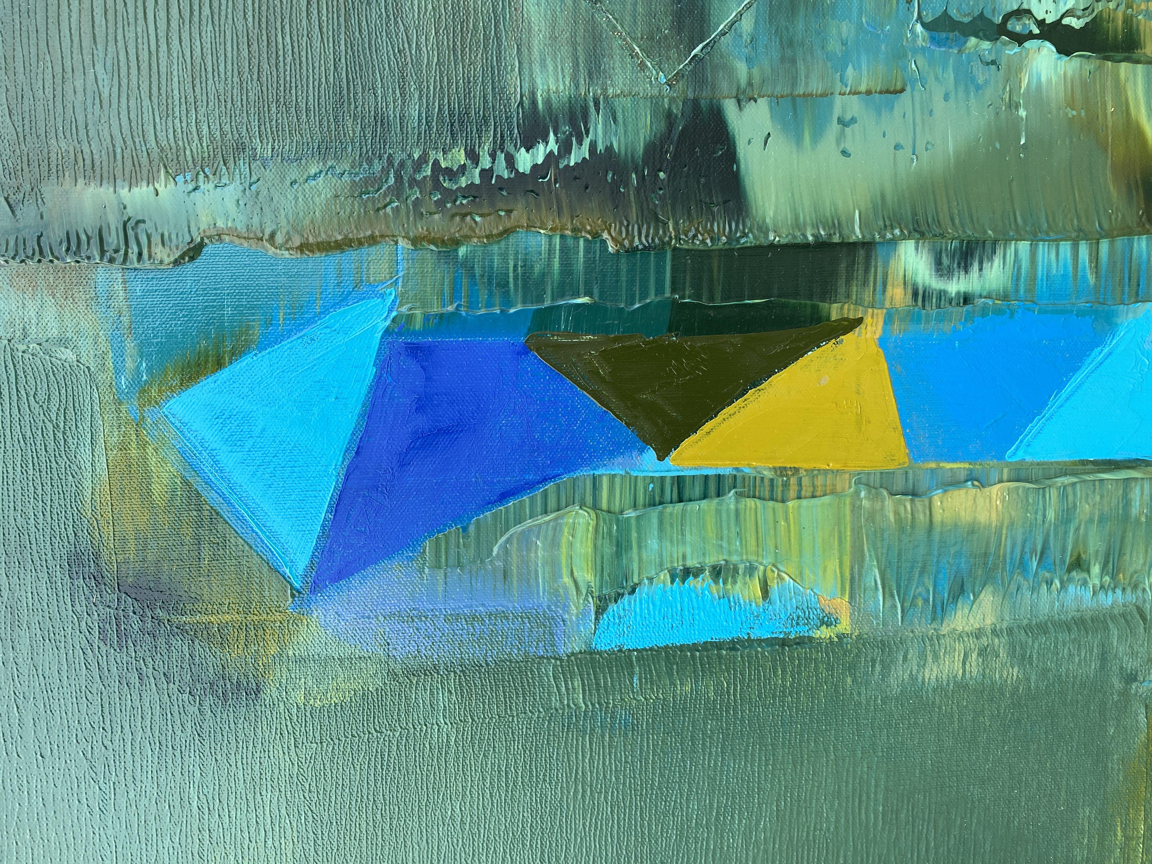 Abstract-236, Painting, Oil on Canvas For Sale 3