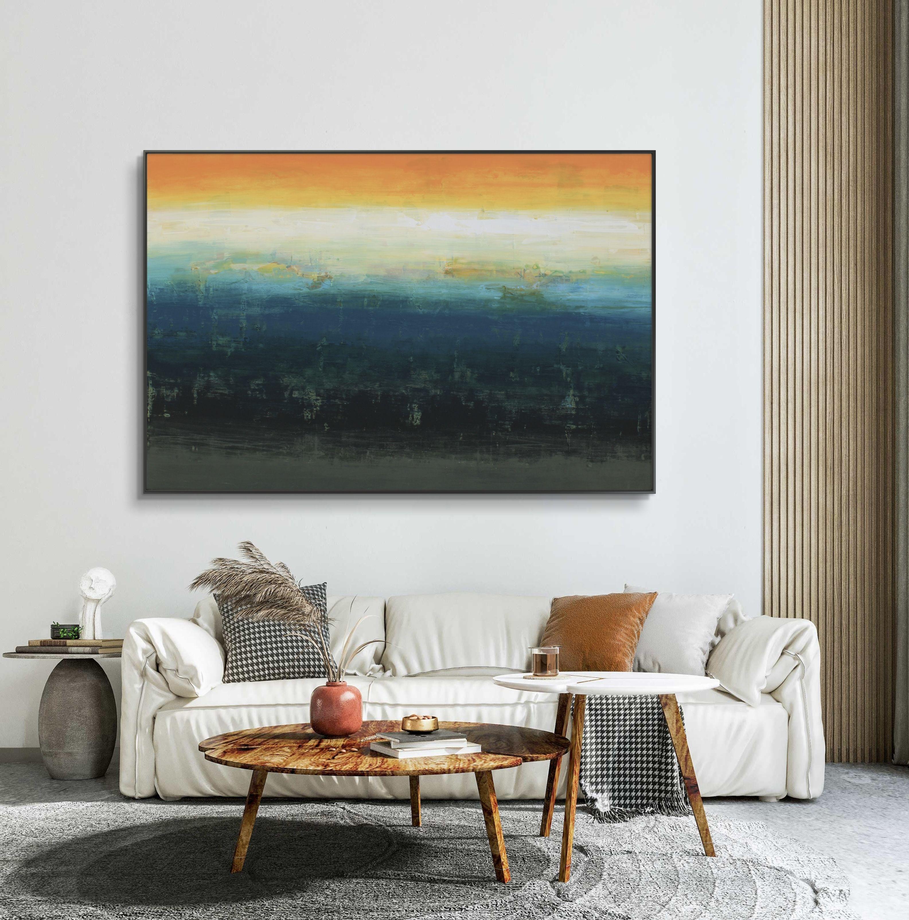Glow of Sunset, Painting, Acrylic on Canvas For Sale 1