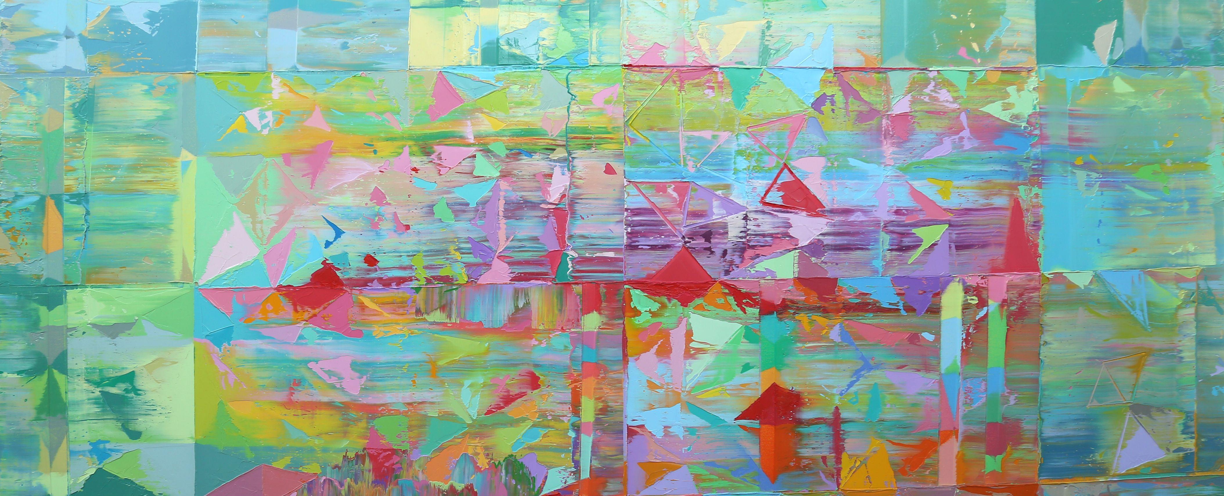 Intangible Essenz von Emotionen, Gemälde, Öl auf Leinwand (Abstrakter Expressionismus), Painting, von Nivas Kanhere