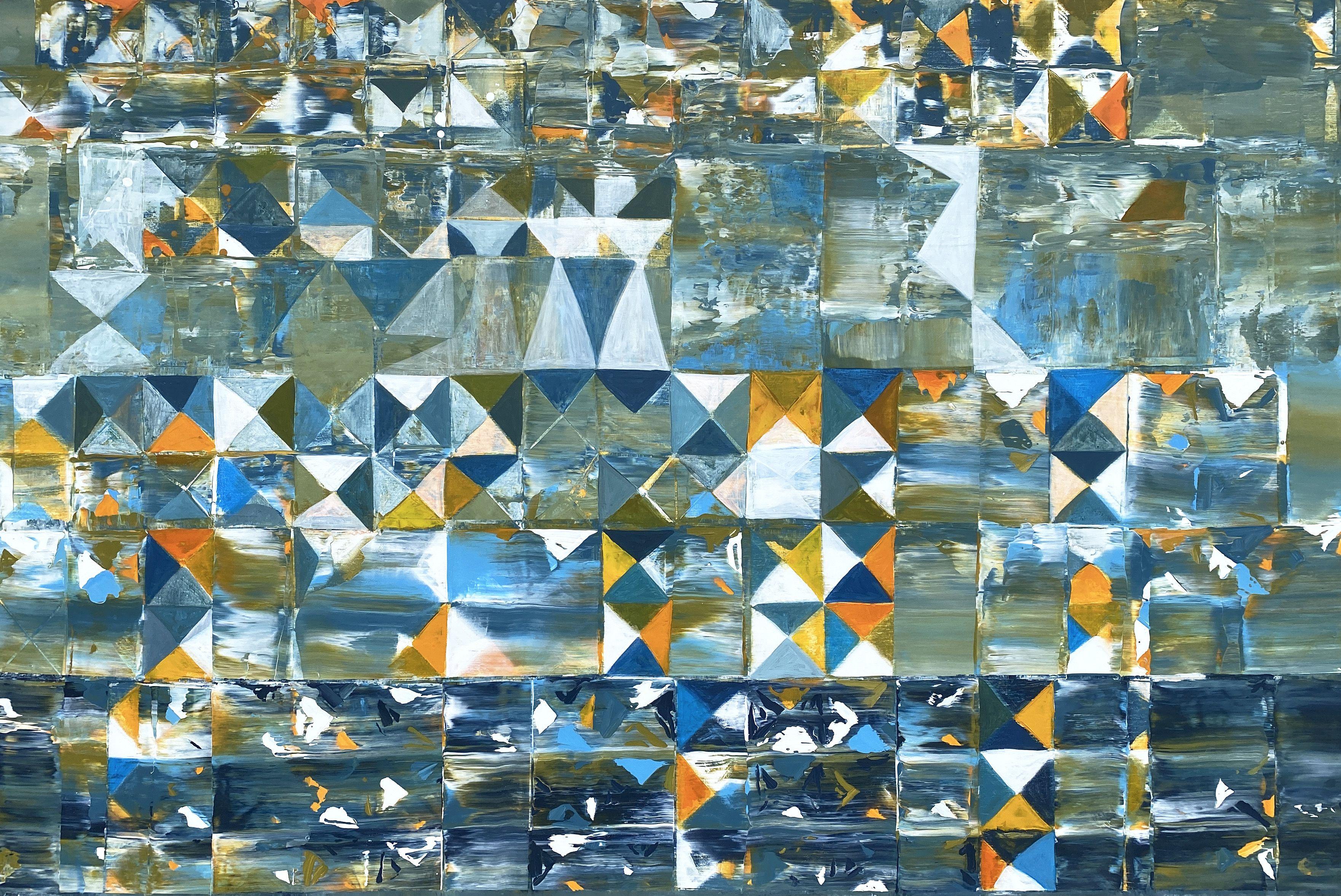 Leuchtende Energie, Gemälde, Acryl auf Leinwand