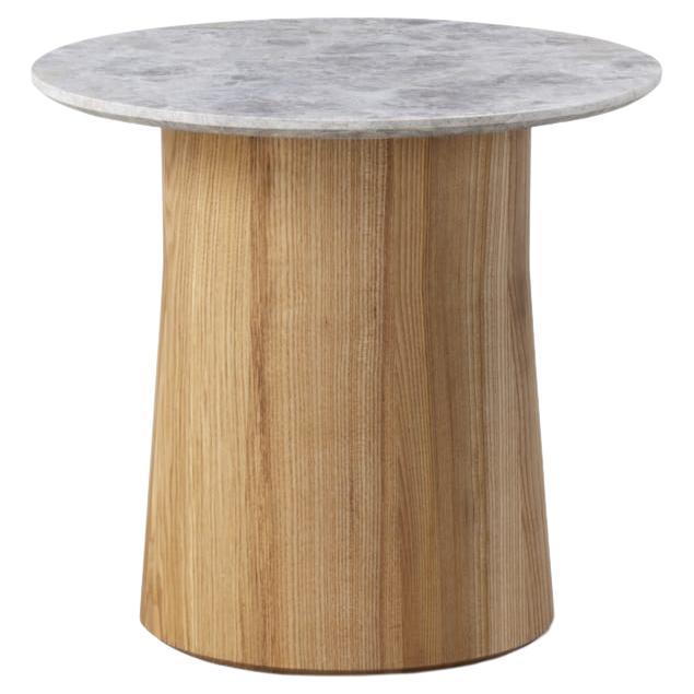 Niveau Coffee Table H42- Ash /Tundra Grey Marble by Cecilie Manz for Fredericia For Sale