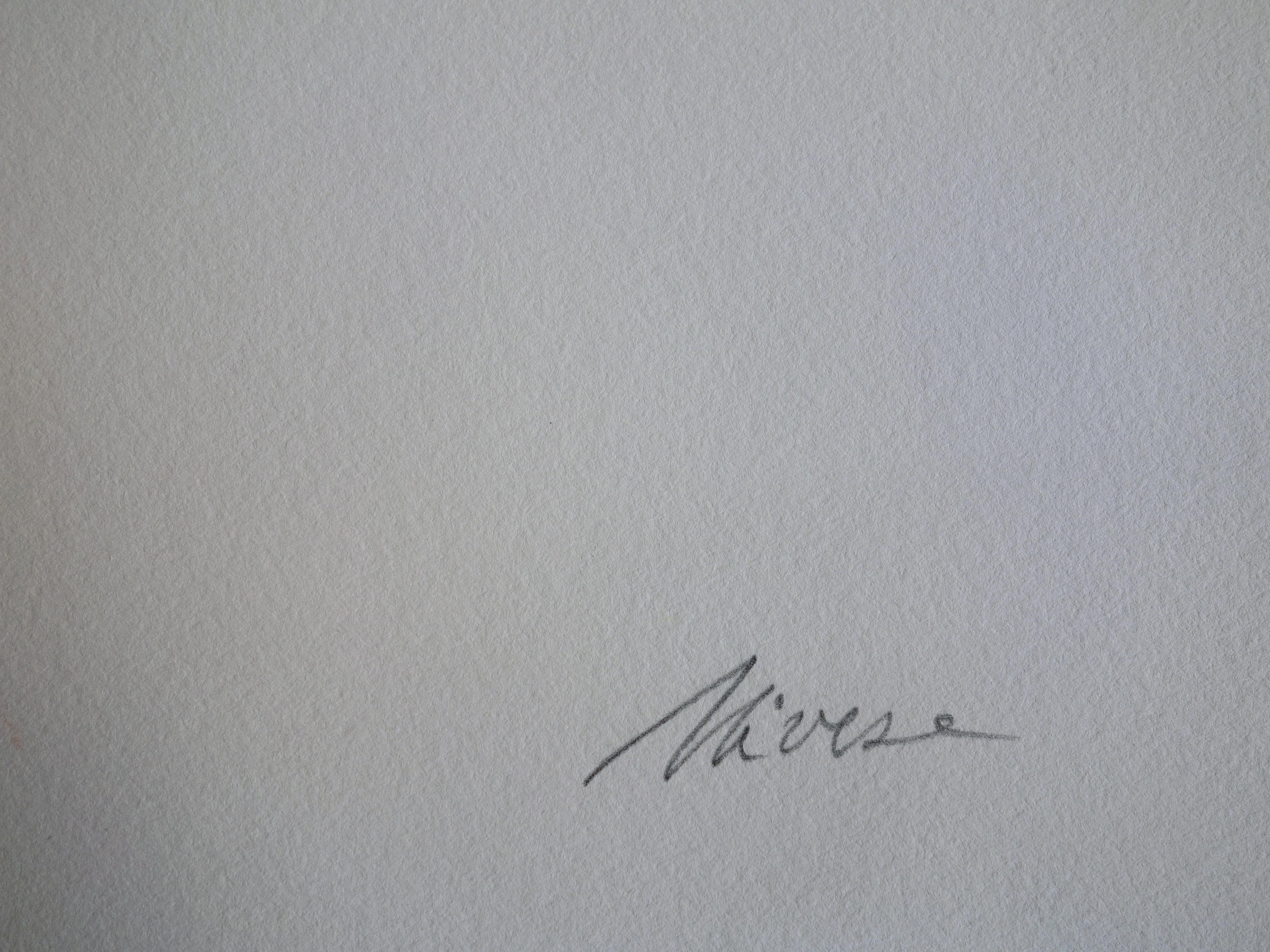 Oscari NIVESE
Farbiges geometrisches Muster

Original-Siebdruck
Handsigniert mit Bleistift
Nummeriert / 60 Ex
Auf Pergament 38 x 56 cm (ca. 15 x 22 Zoll)

Ausgezeichneter Zustand