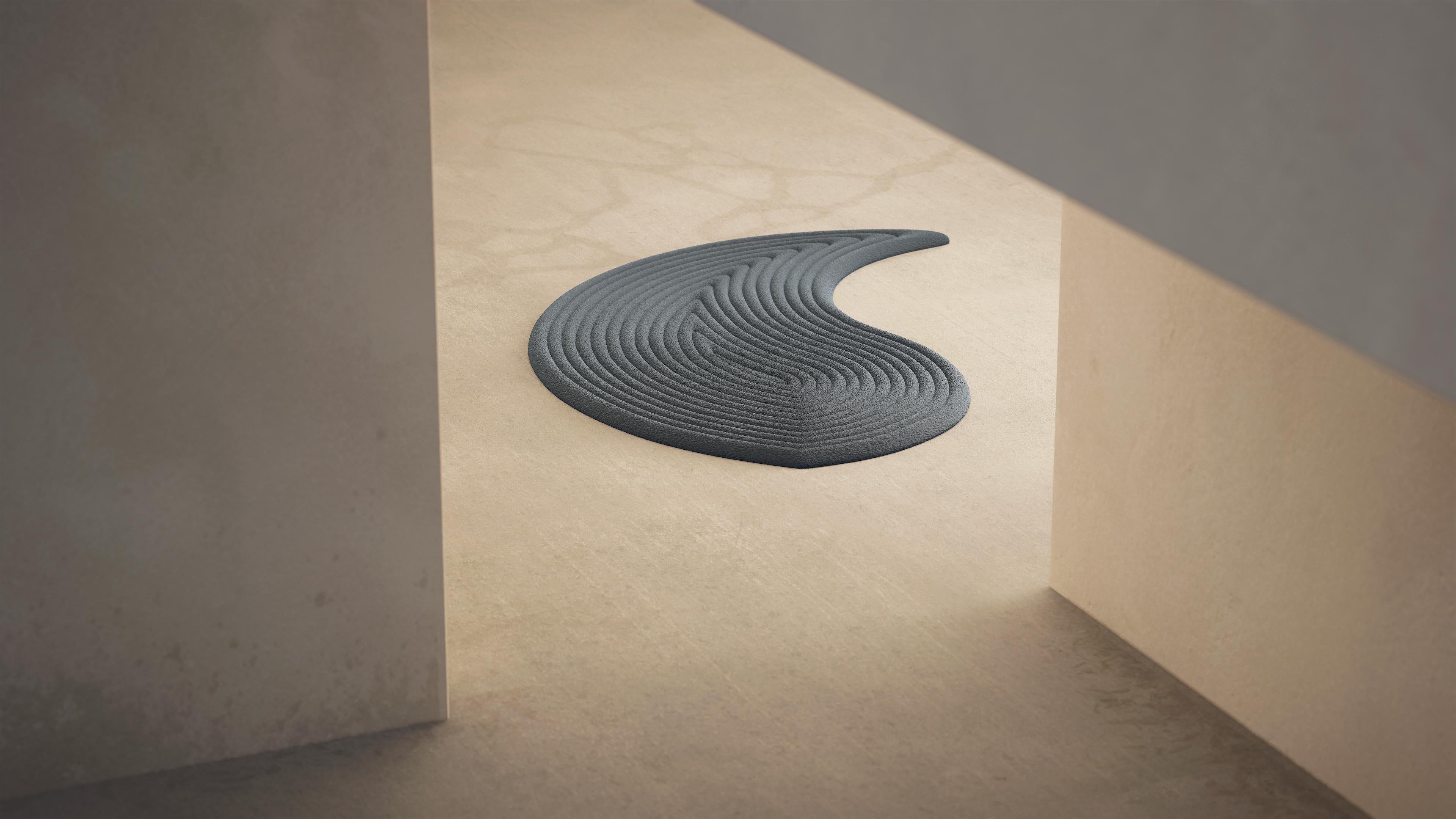 Modularer zeitgenössischer Teppich „Niwa A“ aus 100 % Wolle, mexikanisches Design im Zustand „Neu“ im Angebot in Ciudad de Mexico, MX