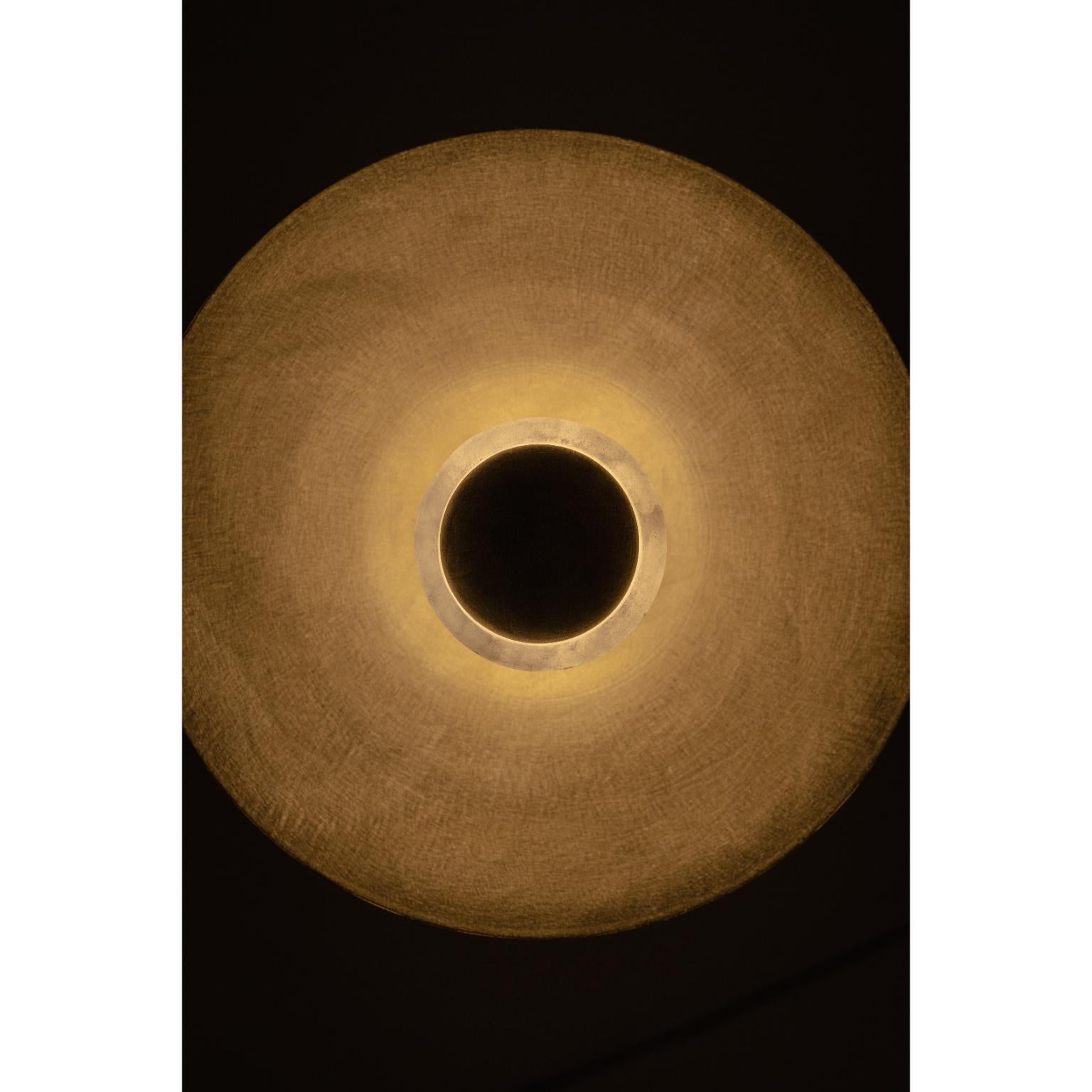 Other Nix Wall Sconce in Brushed Brass & Onyx by Nuumbra For Sale