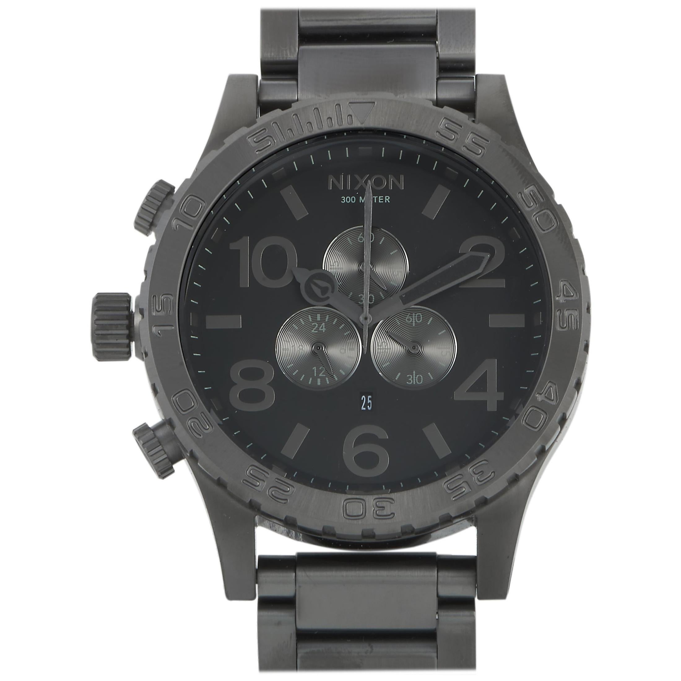Orologio Uomo NIXON 51-30 Chrono, Cassa 51mm, Acciaio Inox, Impermeabile 100m, Cronografo, Bronzo/nero