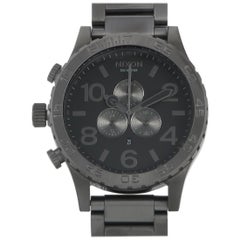 Nixon 51-30 Chrono All Gunmetal Watch A083-632-00