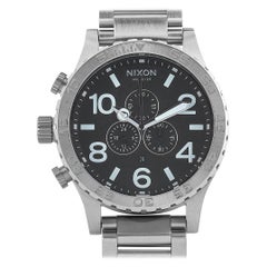 Nixon 51-30 Chrono Stainless Steel Black Dial Watch A083-000-00