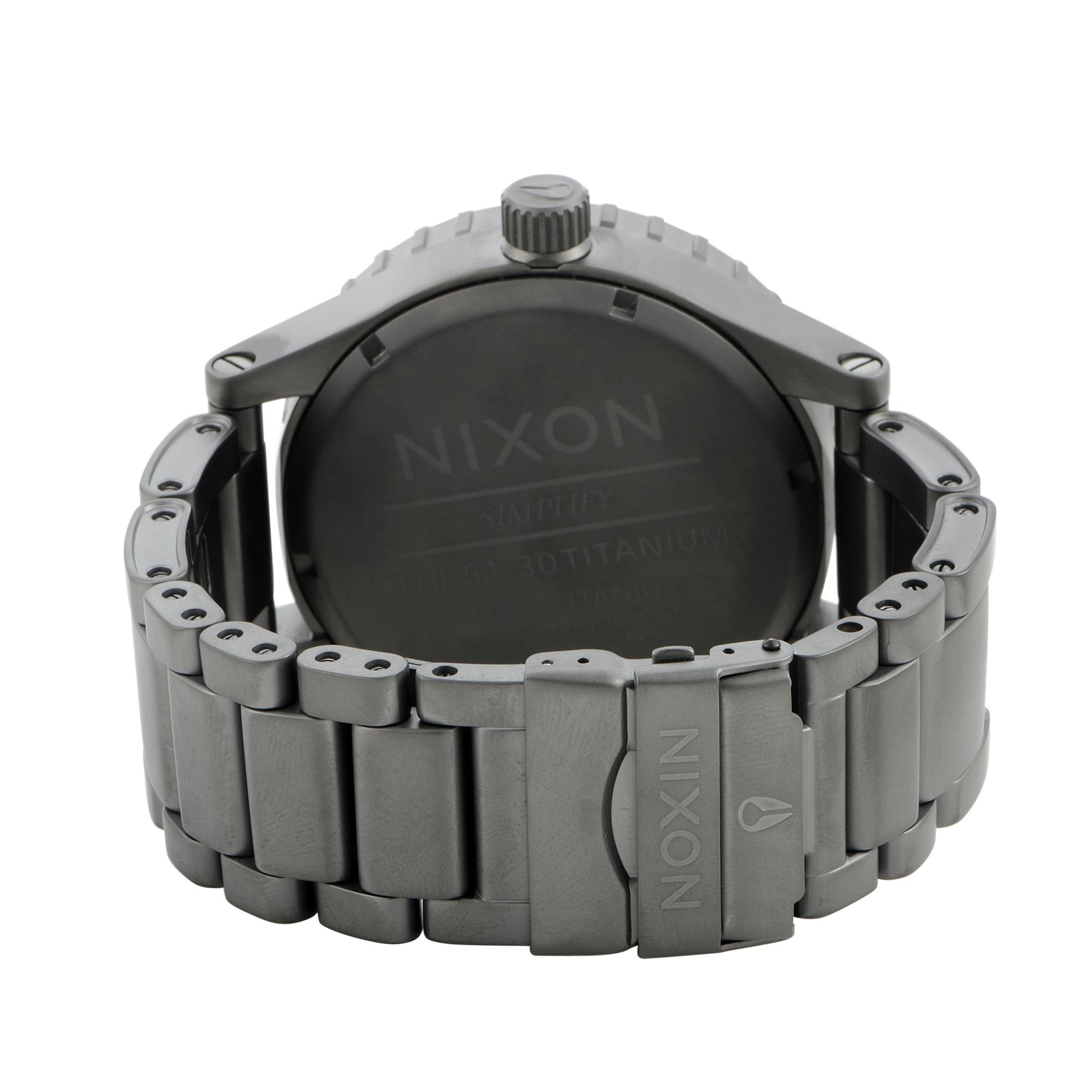 nixon titanium watch